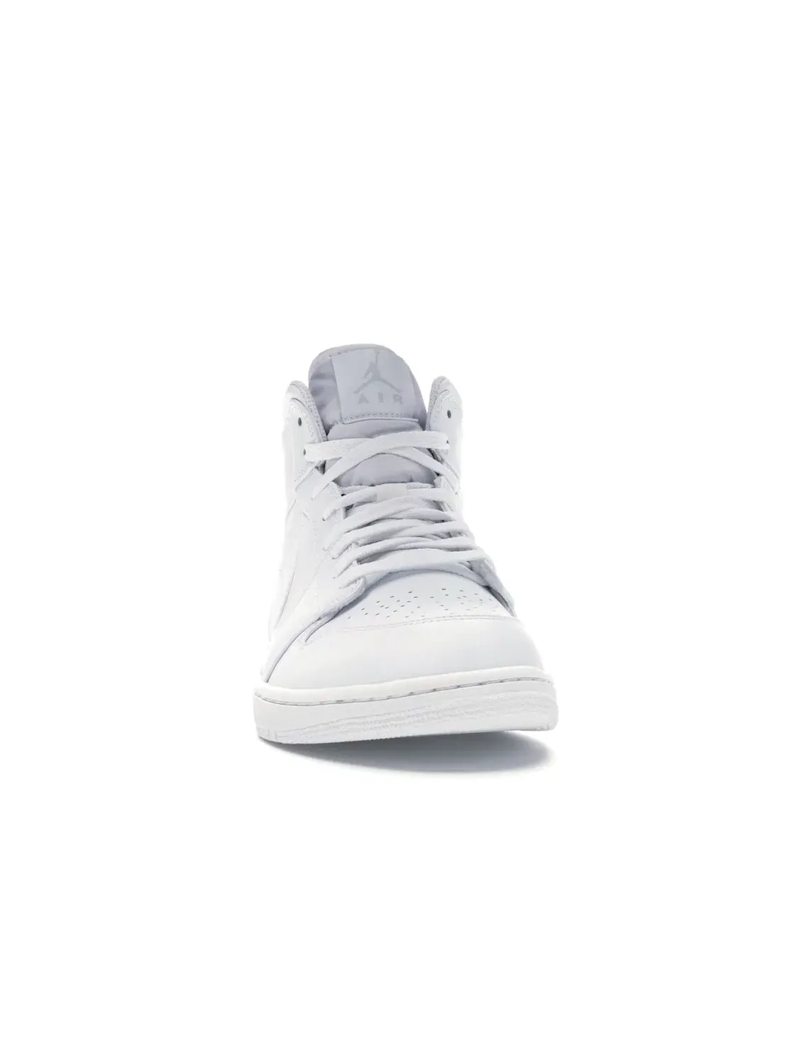 Мужские кроссовки с гладким верхом Jordan 1 Mid Jordan — изображение 2 из 4, белый/платиновый