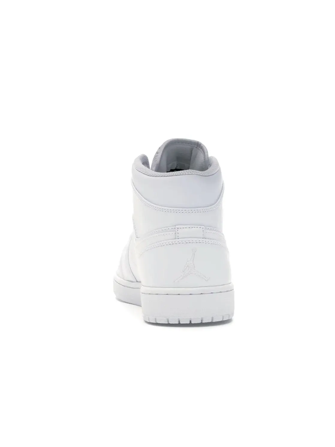 Мужские кроссовки с гладким верхом Jordan 1 Mid Jordan — изображение 4 из 4, белый/платиновый