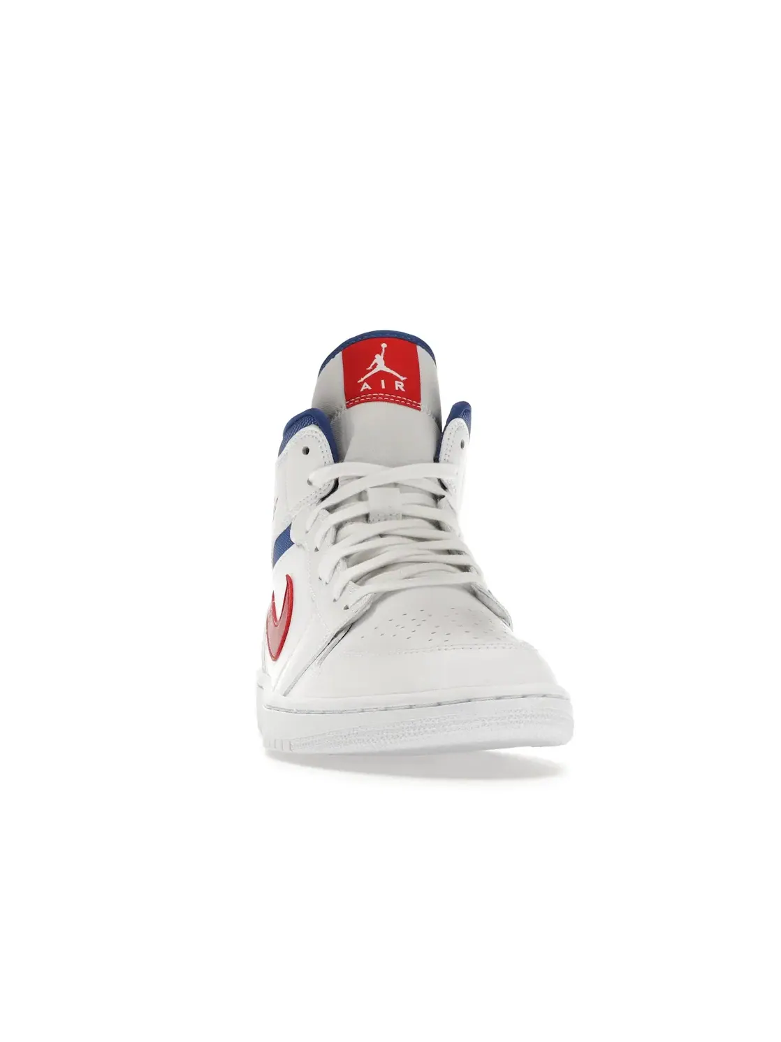 Женские кроссовки Lifestyle Jordan 1 Mid — изображение 2 из 4, белый/красный