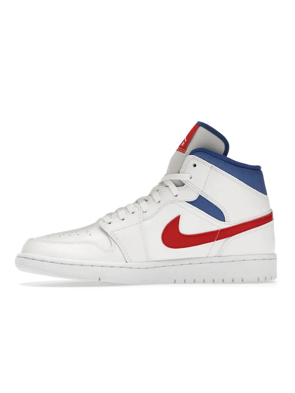 Женские кроссовки Lifestyle Jordan 1 Mid — изображение 3 из 4, белый/красный