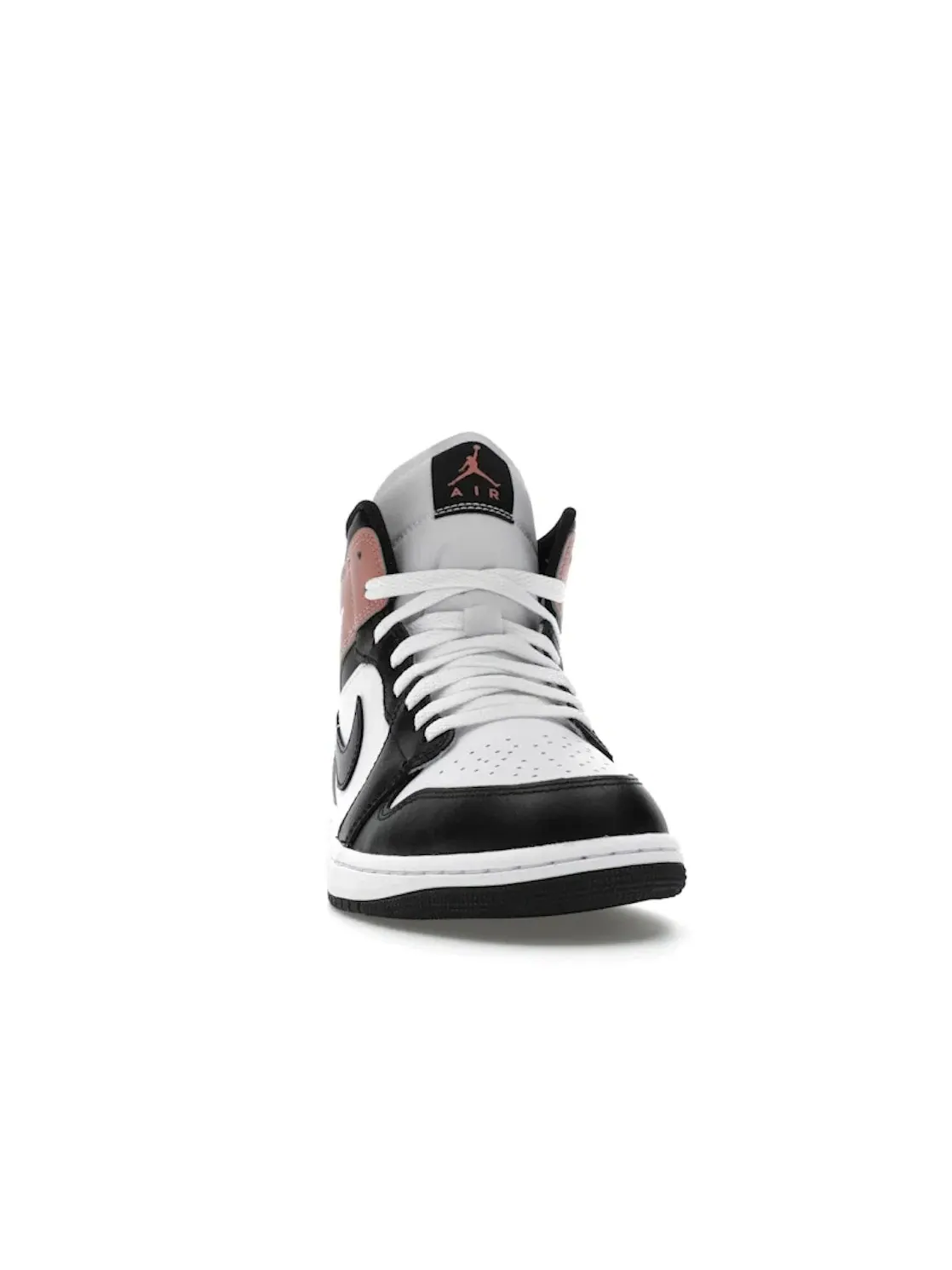 Мужские кроссовки с контрастными деталями Jordan 1 Mid Jordan — изображение 2 из 4, белый/розовый/черный