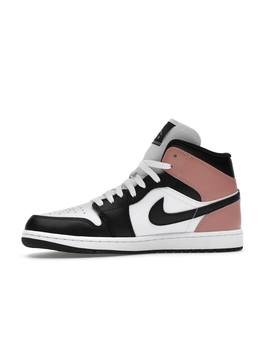 Мужские кроссовки с контрастными деталями Jordan 1 Mid Jordan — изображение 3 из 4, белый/розовый/черный