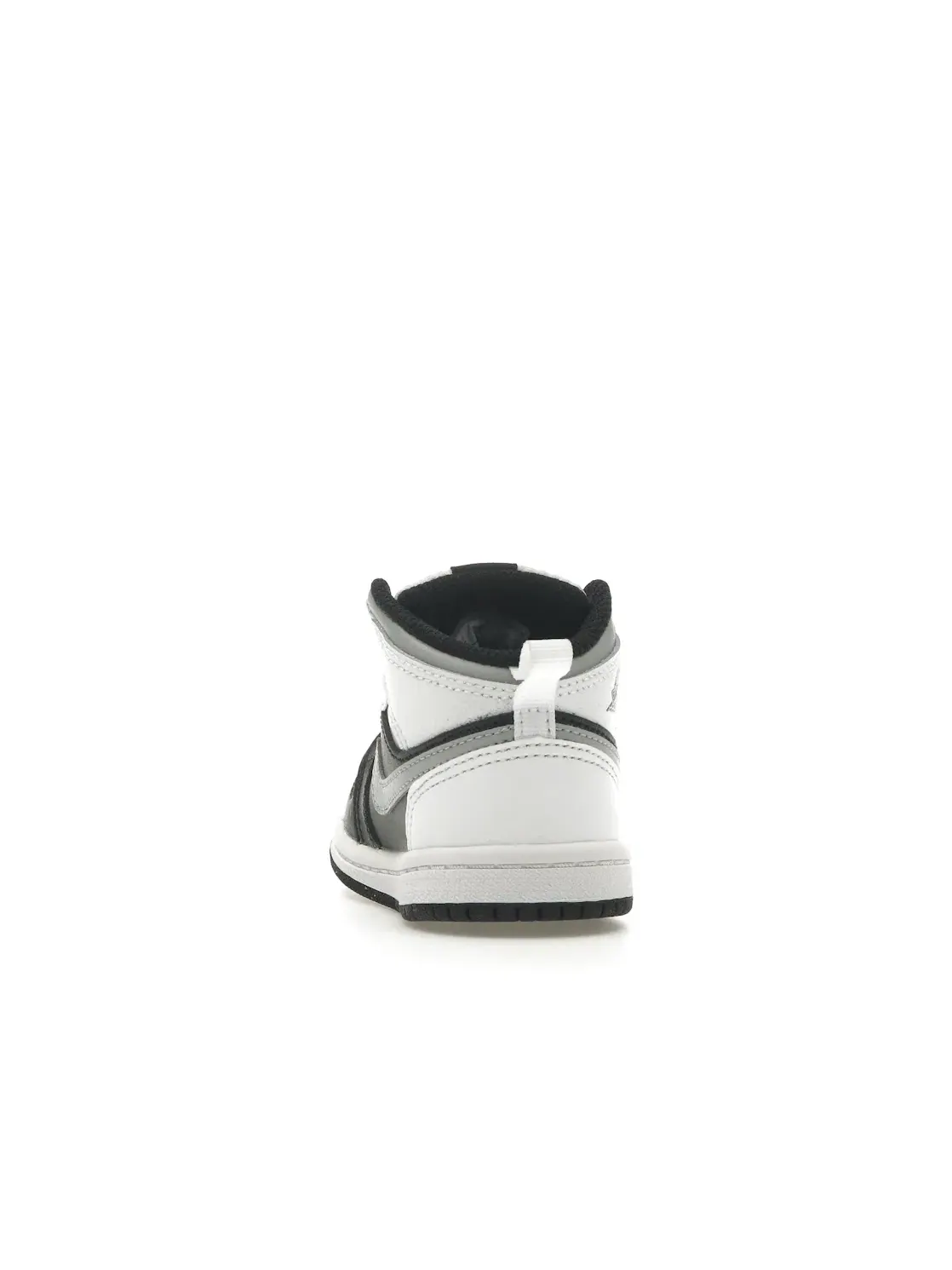 Детские кроссовки с верхом из кожи Jordan 1 Mid Jordan — изображение 4 из 4, черный/серый-белый