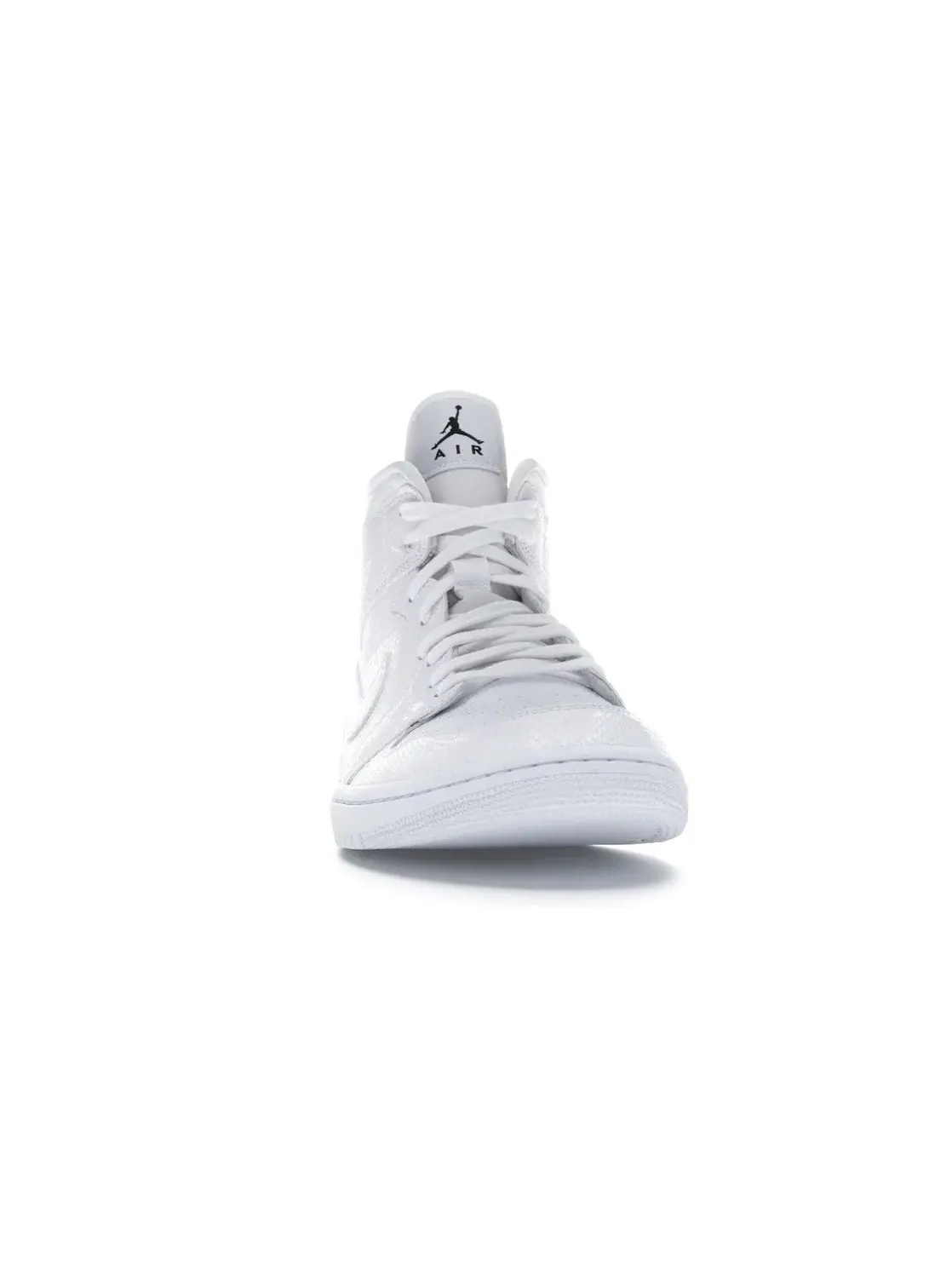 Женские кроссовки с змеиным принтом Jordan 1 Mid Jordan — изображение 2 из 4, белый/белый-белый
