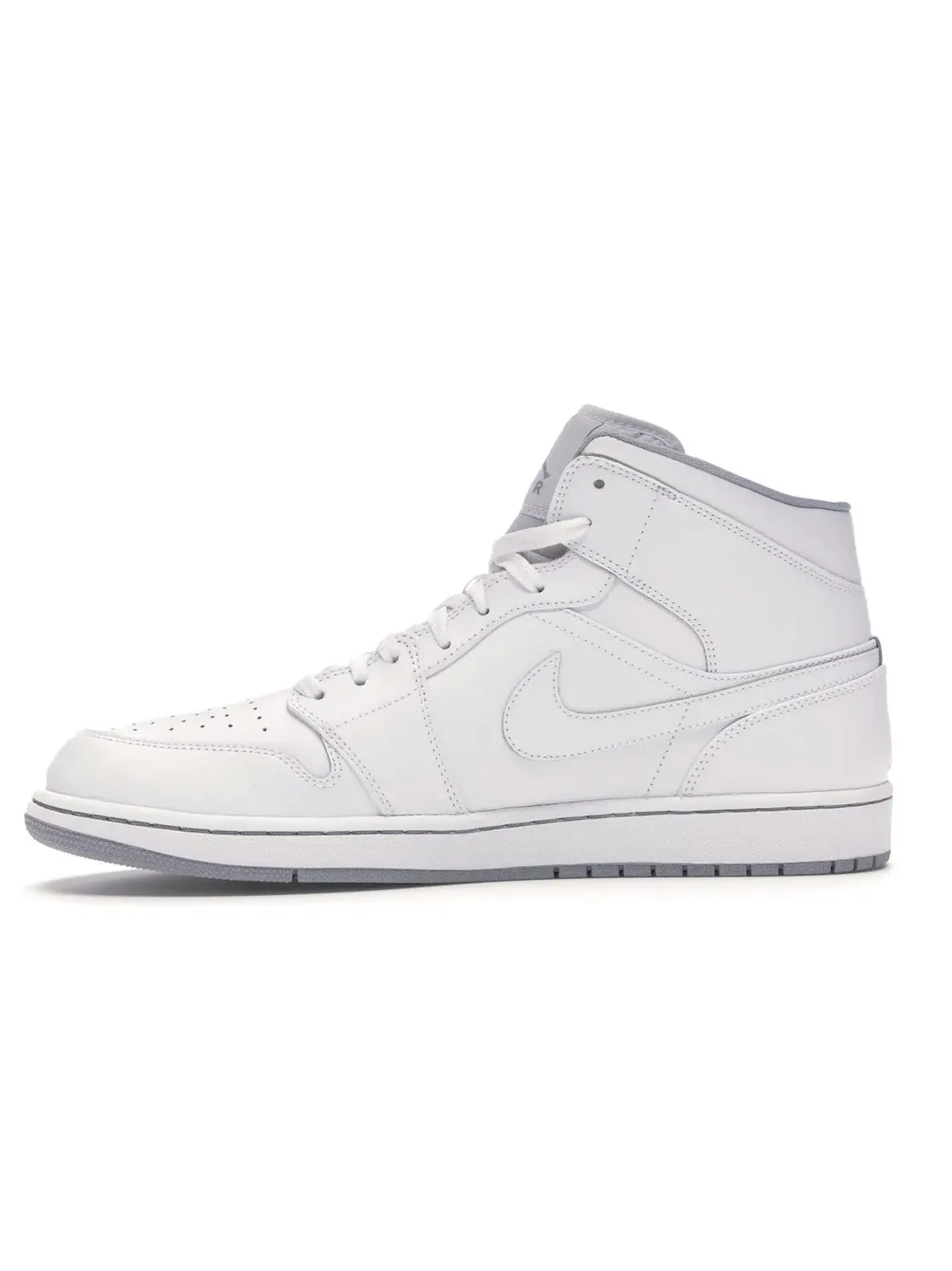 Мужские кроссовки Lifestyle Jordan 1 Mid — изображение 3 из 4, белый/белый-серый