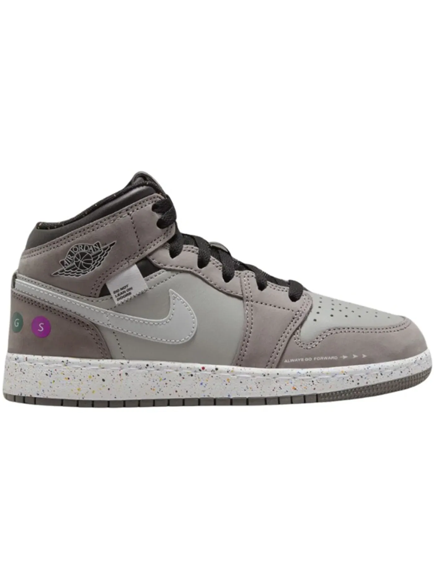 Детские кроссовки Lifestyle с принтом Jordan 1 Mid Wings NYC Subway Jordan — изображение 1 из 1