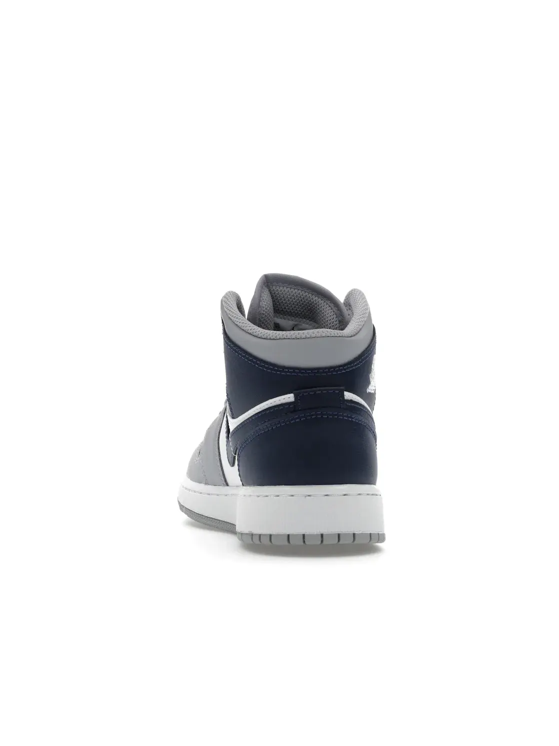 Детские кроссовки Lifestyle Jordan 1 Mid Jordan — изображение 4 из 4, белый/серый/темно-синий
