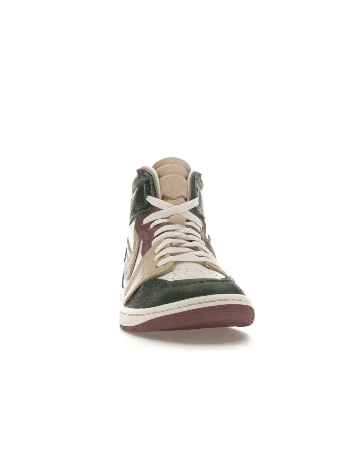 Женские кроссовки с деконструированным дизайном Jordan 1 High Method of Make Jordan, Galactic Jade/Desert/Sail