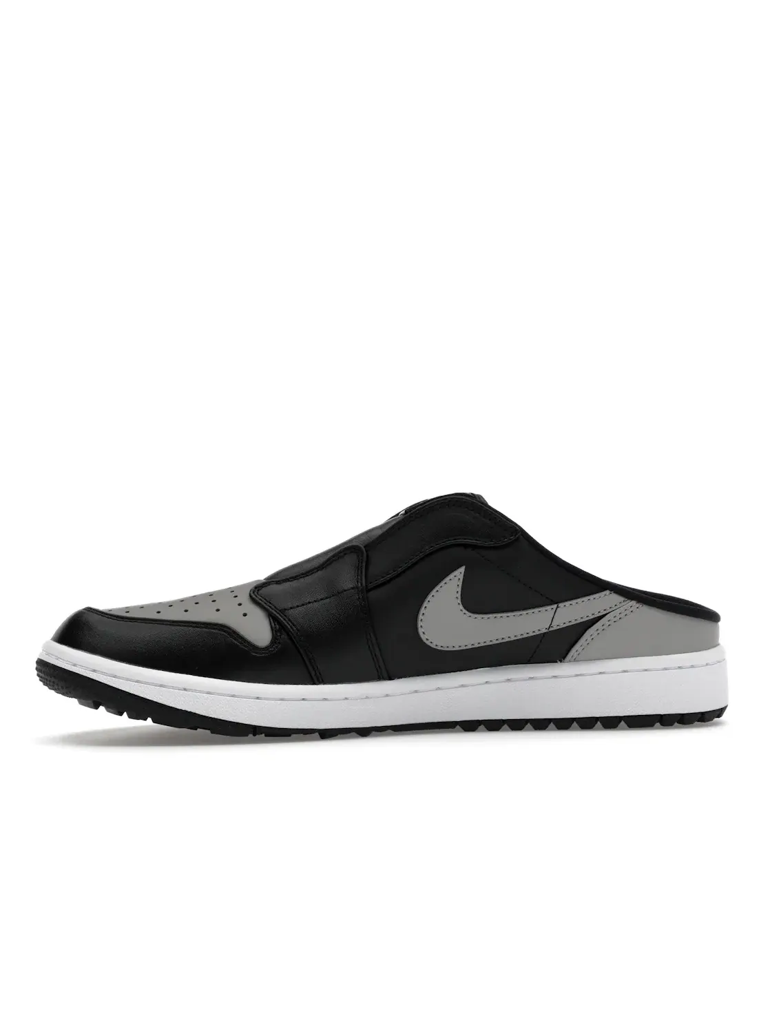 Мужские кроссовки для гольфа без шнурков Jordan 1 Mule Golf Jordan — изображение 3 из 4, черный/белый/серый