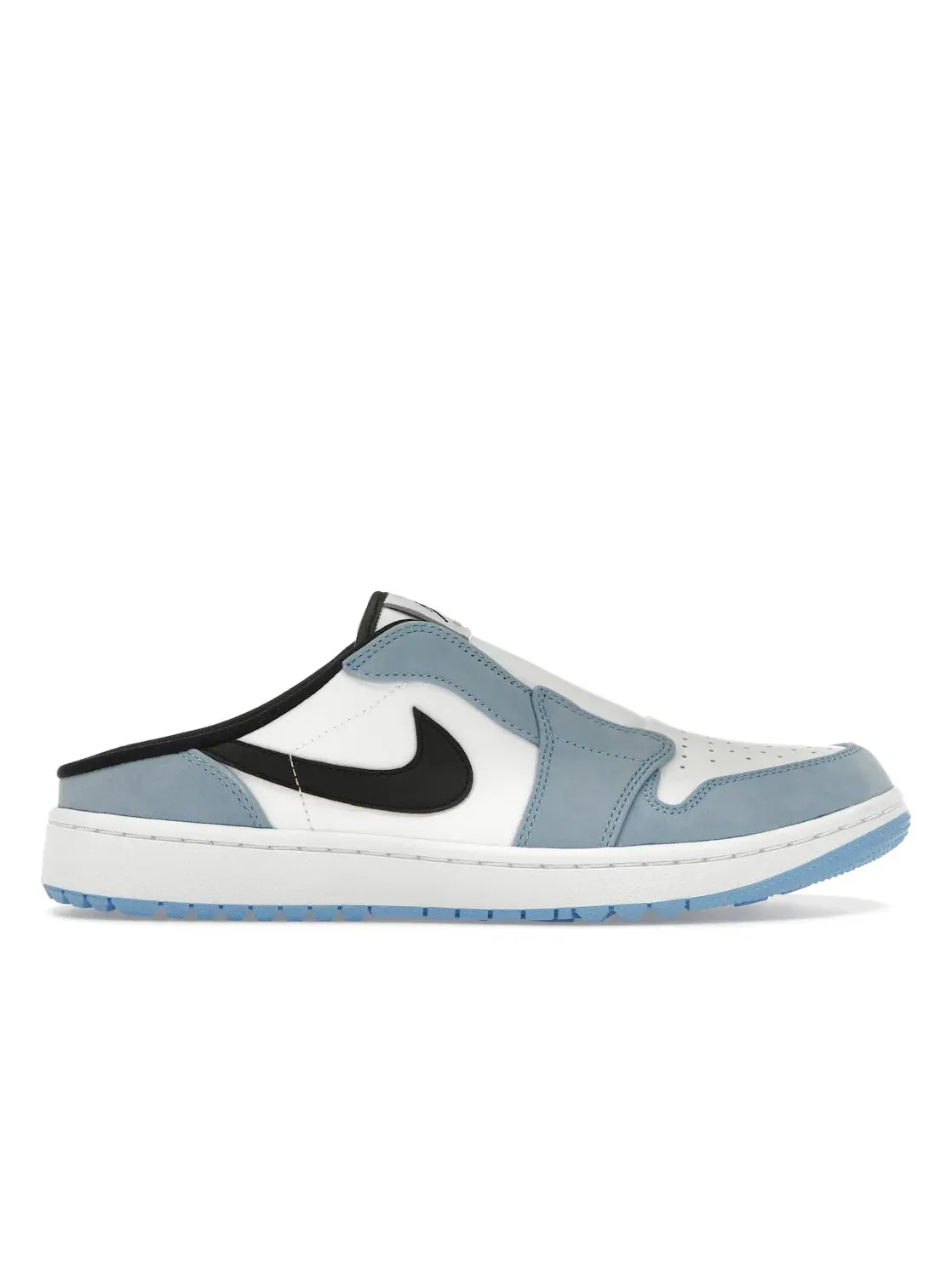 Мужские туфли-мюли для гольфа с перфорированным носком Jordan 1 Mule Golf Jordan