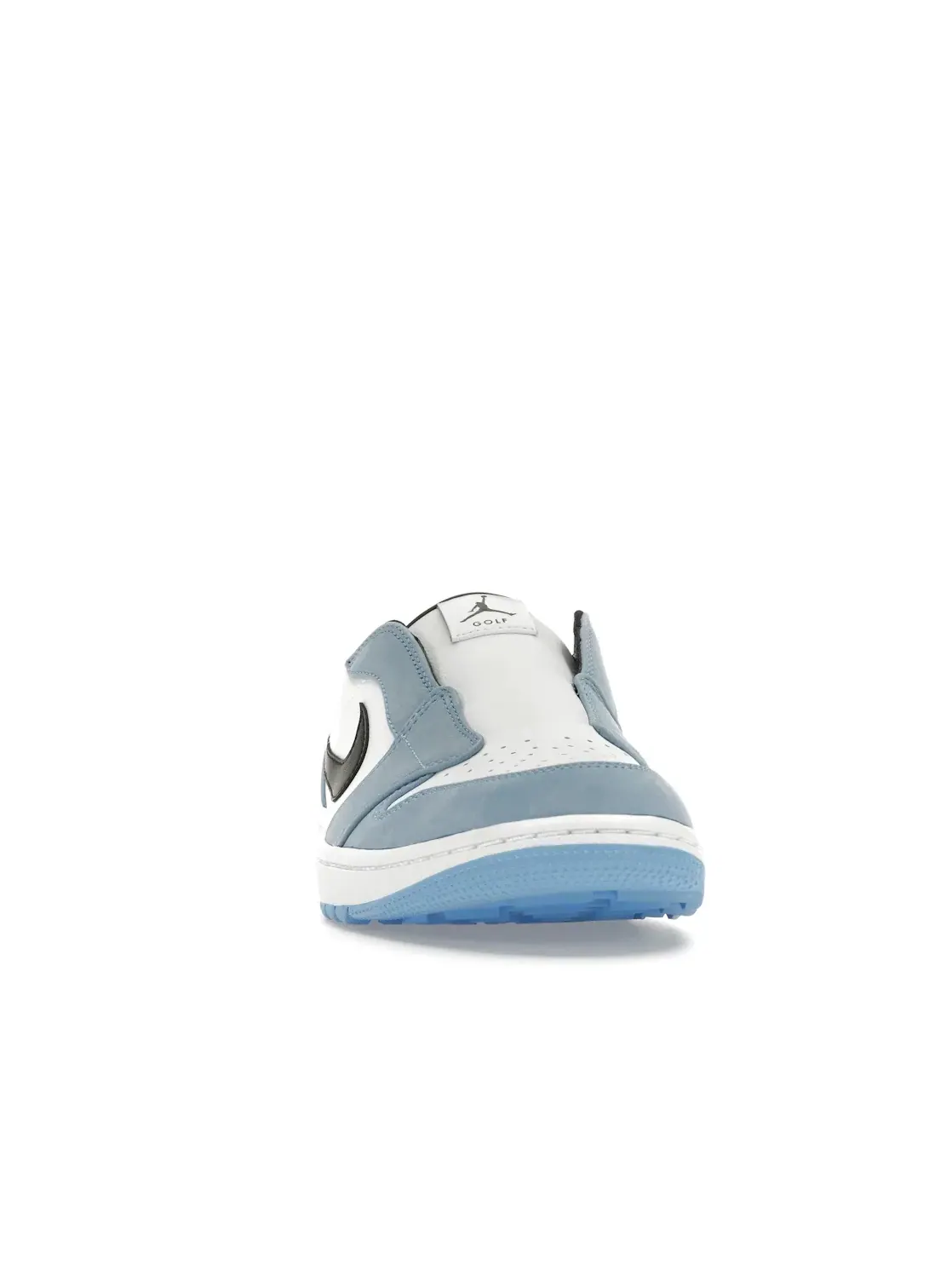 Мужские туфли-мюли для гольфа с перфорированным носком Jordan 1 Mule Golf Jordan — изображение 2 из 4, синий/белый-черный