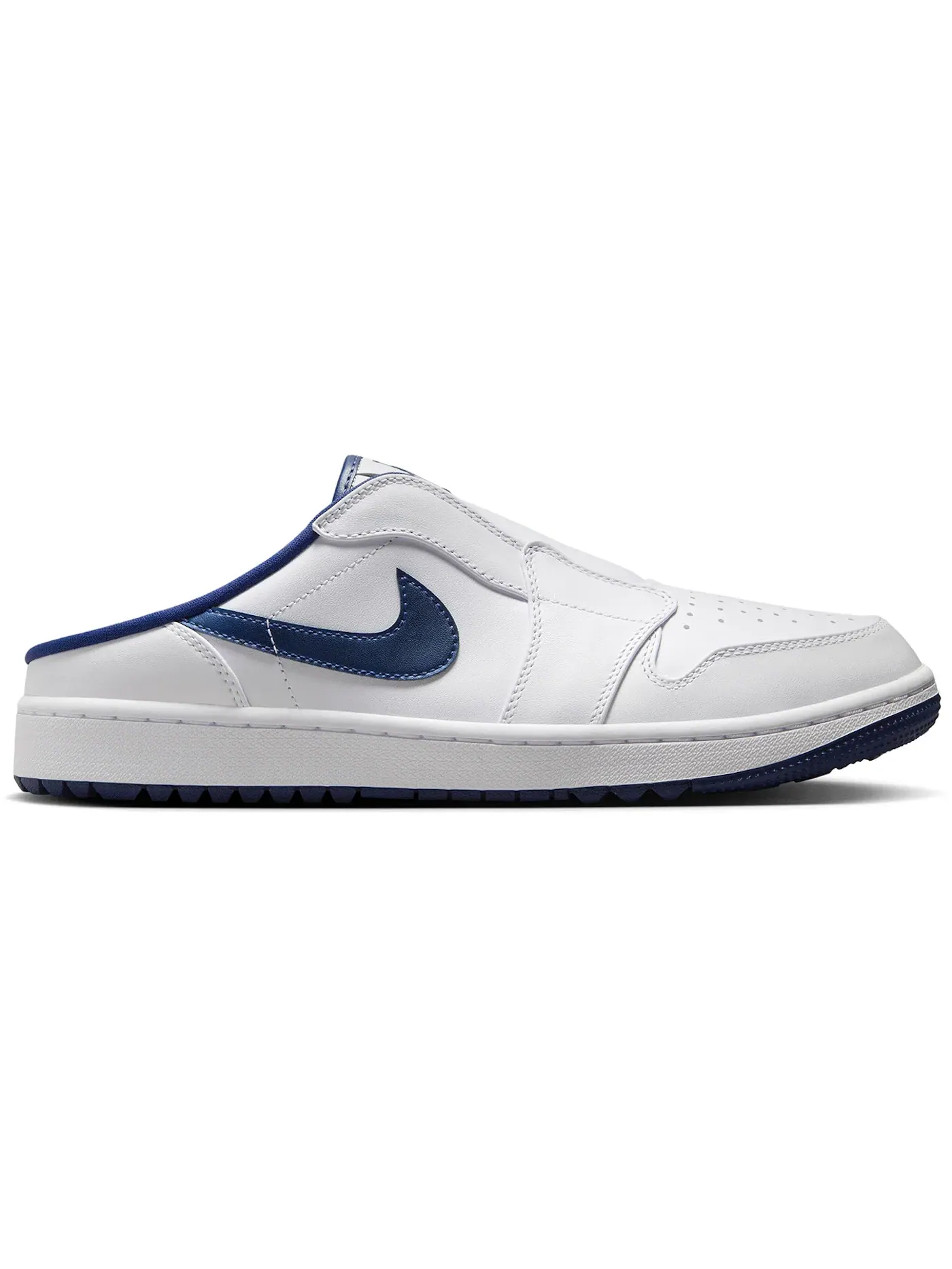 Мужские гольф-туфли-мулы без задника с контрастными вставками Jordan 1 Mule Golf