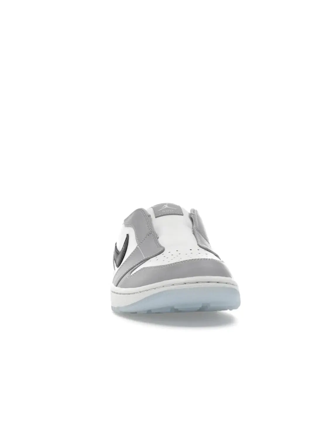 Мужские мюли для гольфа с перфорированным носком Jordan 1 Mule Golf — изображение 2 из 4, серый///черный