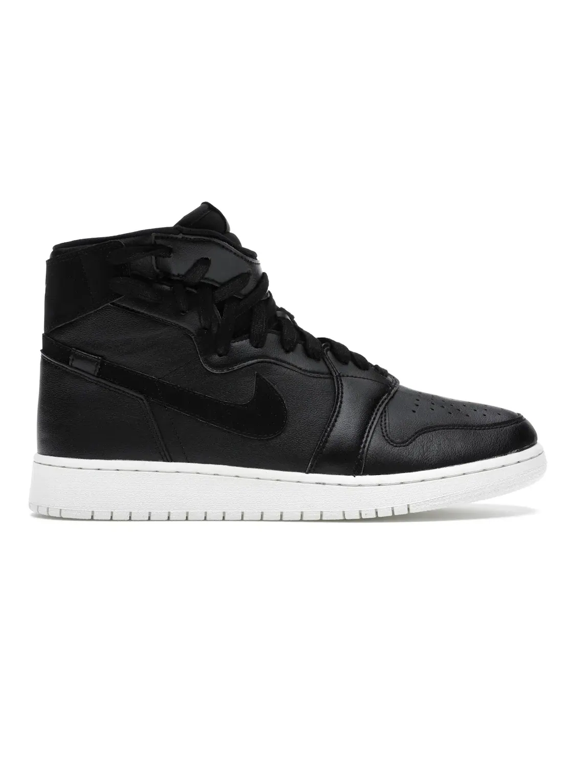 Женские кроссовки высокий с нестандартной шнуровкой Jordan 1 Rebel XX Jordan — изображение 1 из 4, черный/черный--розовый