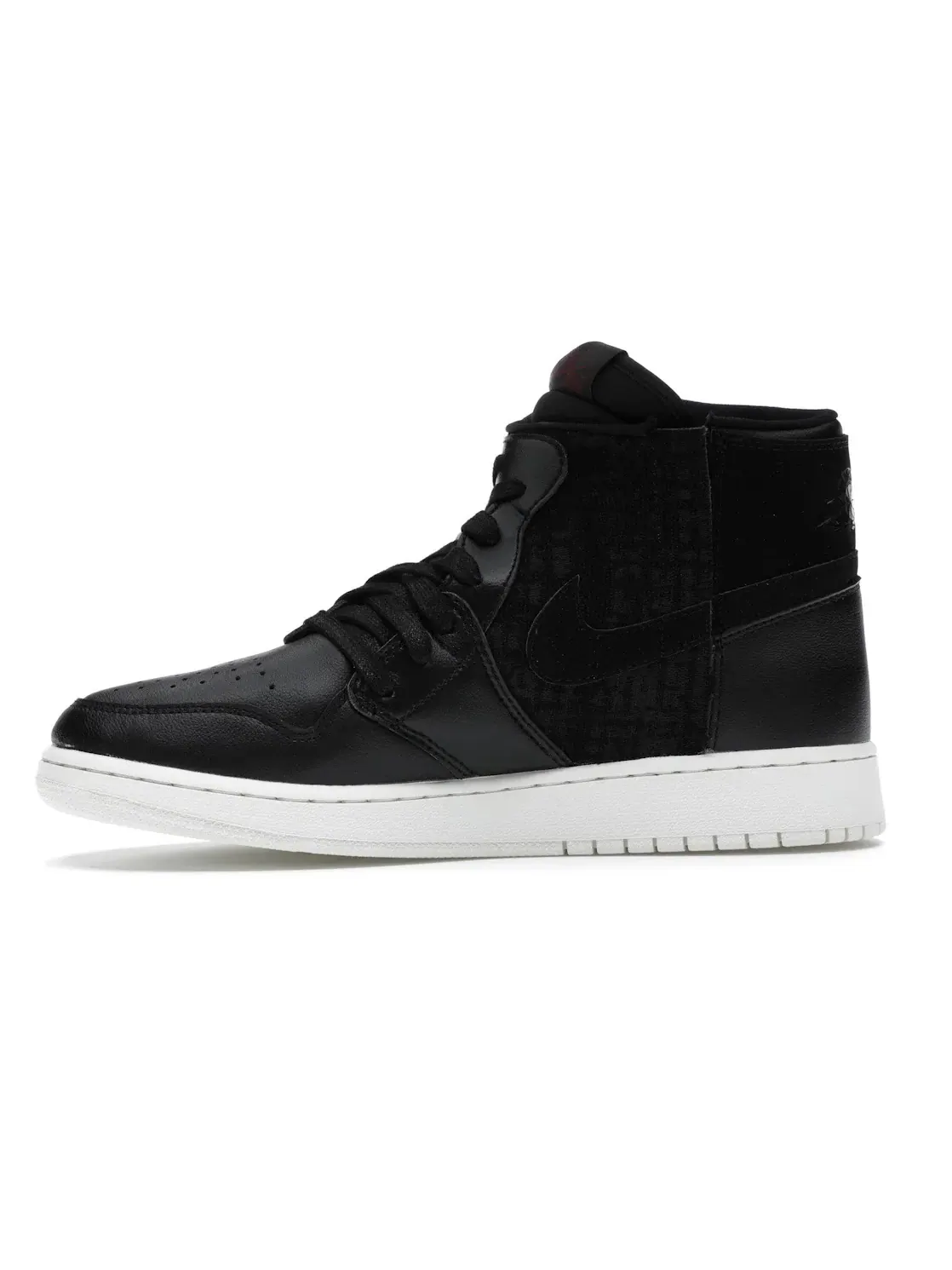 Женские кроссовки высокий с нестандартной шнуровкой Jordan 1 Rebel XX Jordan — изображение 3 из 4, черный/черный--розовый