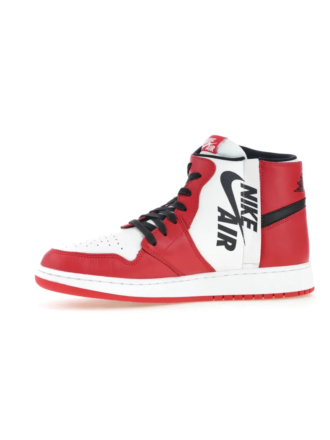 Женские кроссовки с перекрученной шнуровкой Jordan 1 Rebel XX Jordan — изображение 3 из 4, белый/черный-красный