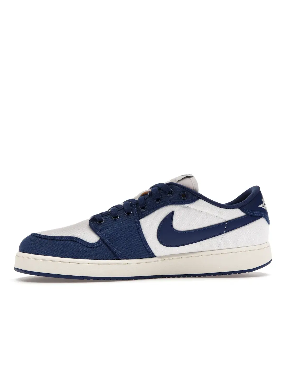 Мужские кроссовки с канвасным верхом Jordan 1 Retro AJKO Low Jordan — изображение 3 из 4, белый/темный синий