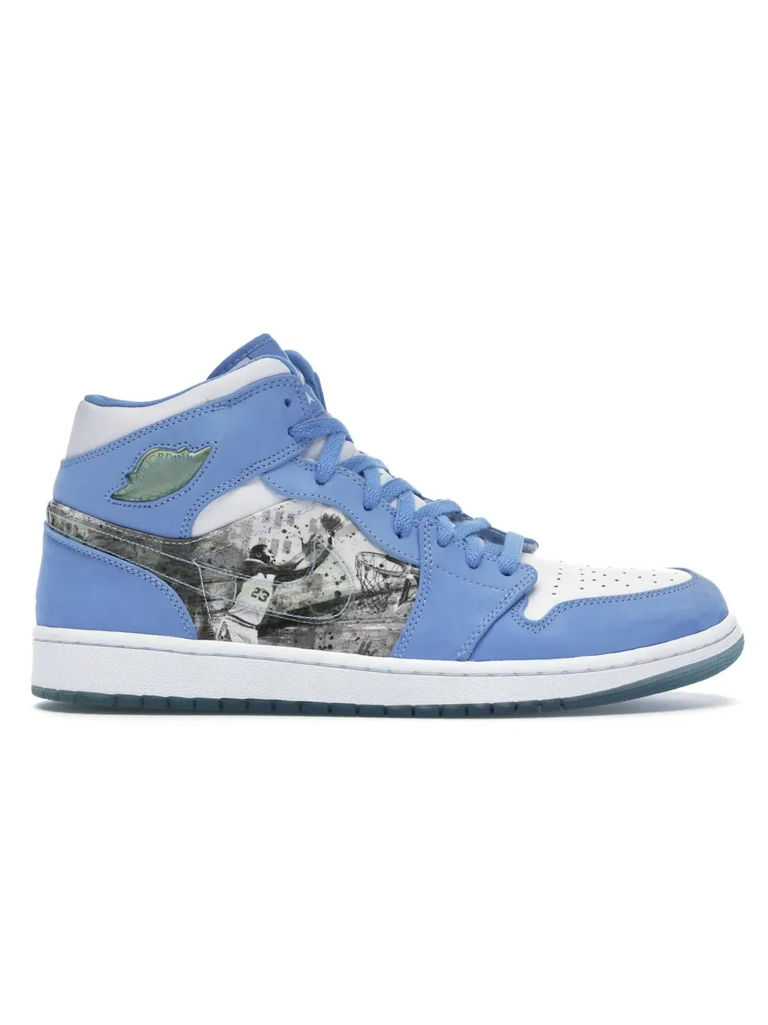 Мужские кроссовки Lifestyle Jordan 1 Retro Jordan — изображение 1 из 4, белый/синий-черный