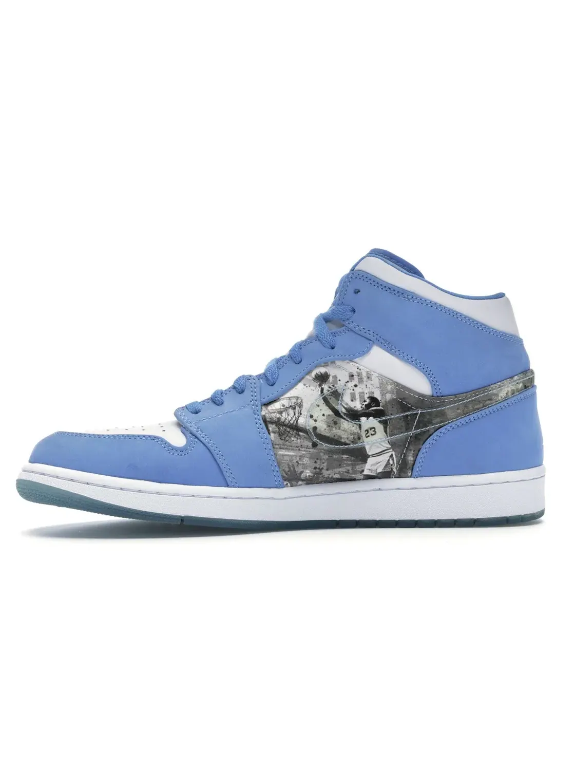 Мужские кроссовки Lifestyle Jordan 1 Retro Jordan — изображение 3 из 4, белый/синий-черный