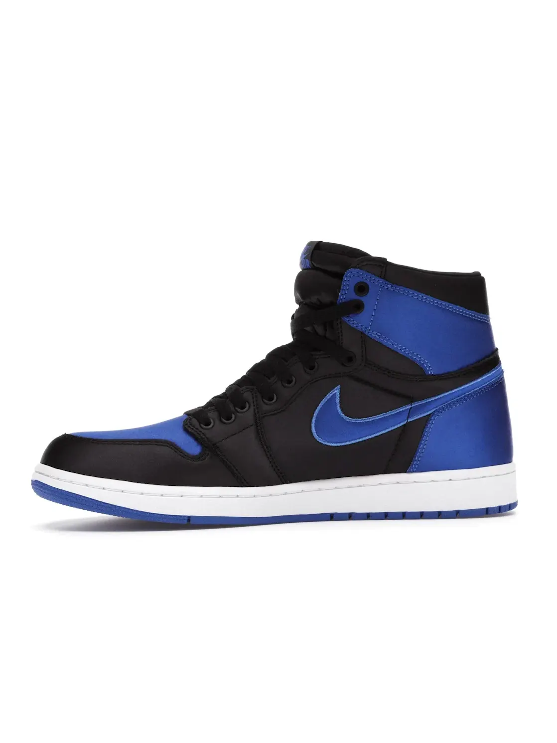 Мужские кроссовки с принтом Jordan 1 Retro High Satin Royal (Numbered) Jordan — изображение 3 из 4, черный/-белый