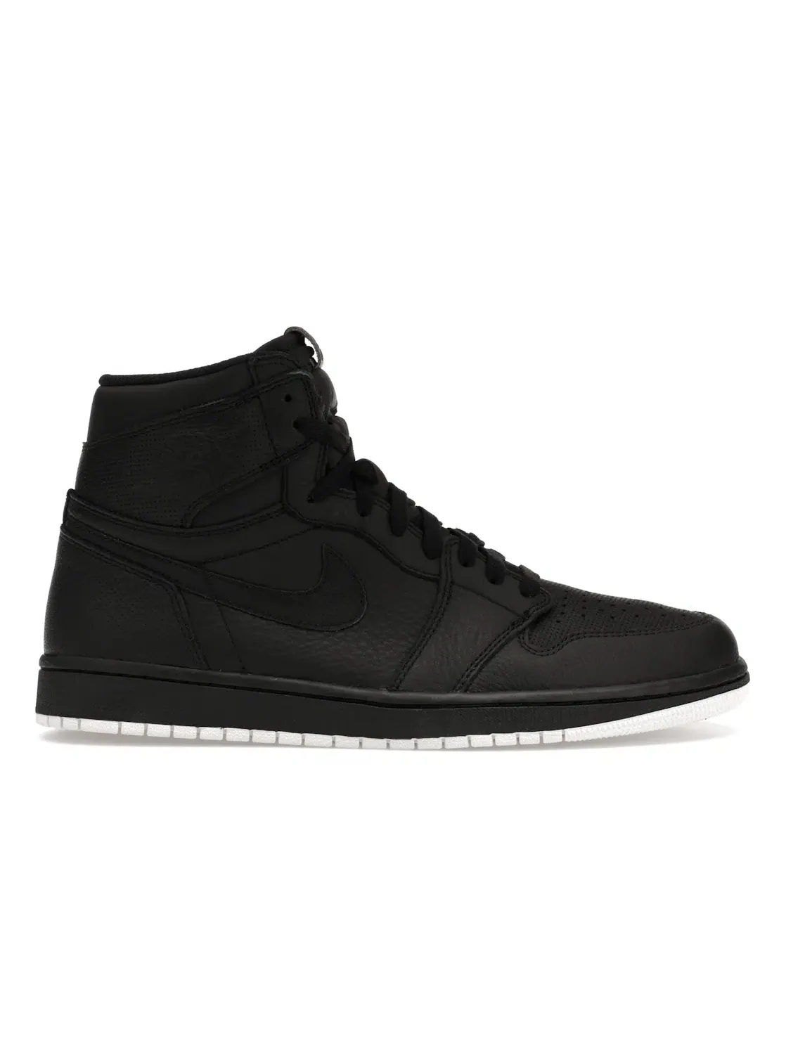 Мужские кроссовки с перфорацией Jordan 1 Retro — изображение 1 из 4, черный/белый-черный
