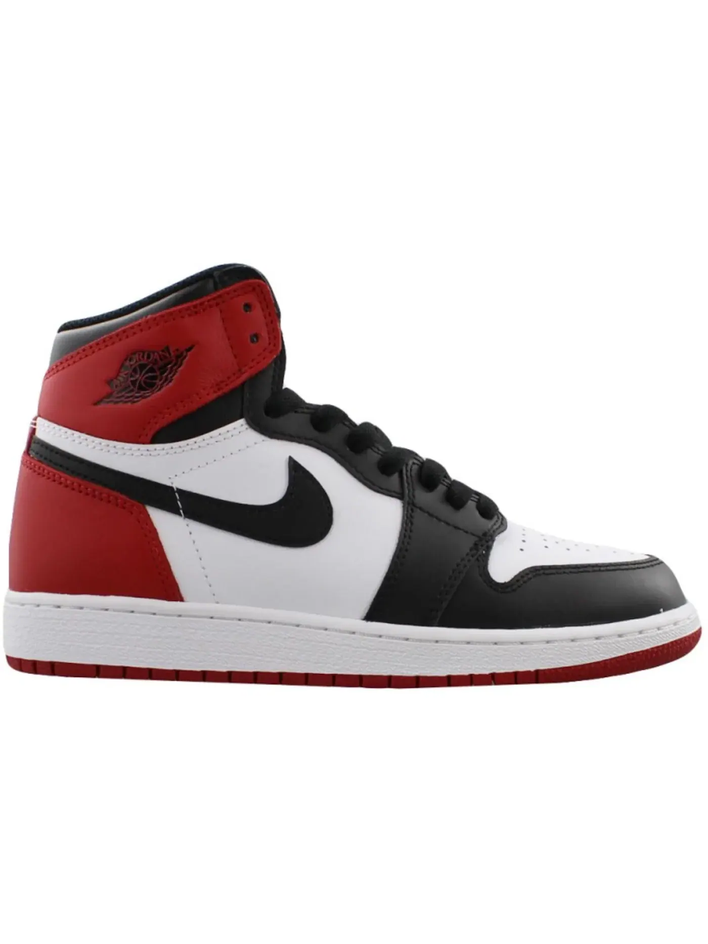 Детские кроссовки для мальчиков ретро-стиль Jordan 1 Retro Jordan — изображение 1 из 1, черный/белый-красный