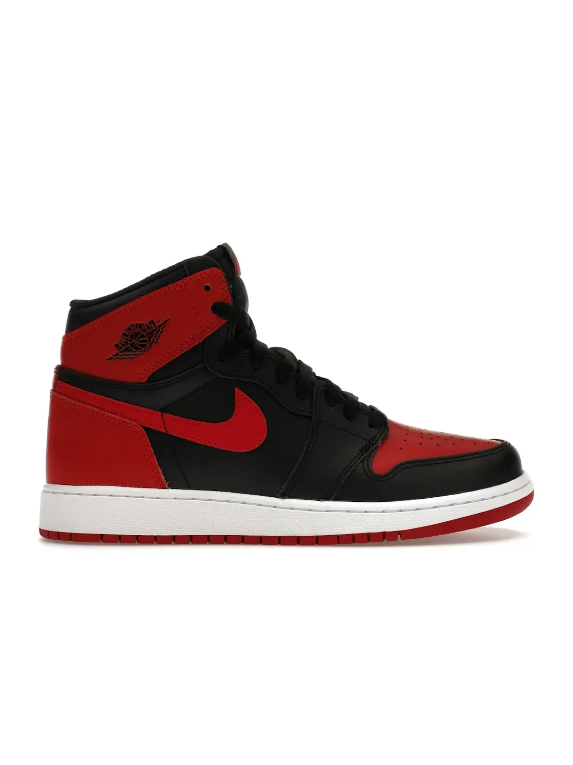 Детские кроссовки с кроем Air Jordan 1 Retro Jordan — изображение 1 из 4, черный/красный-белый