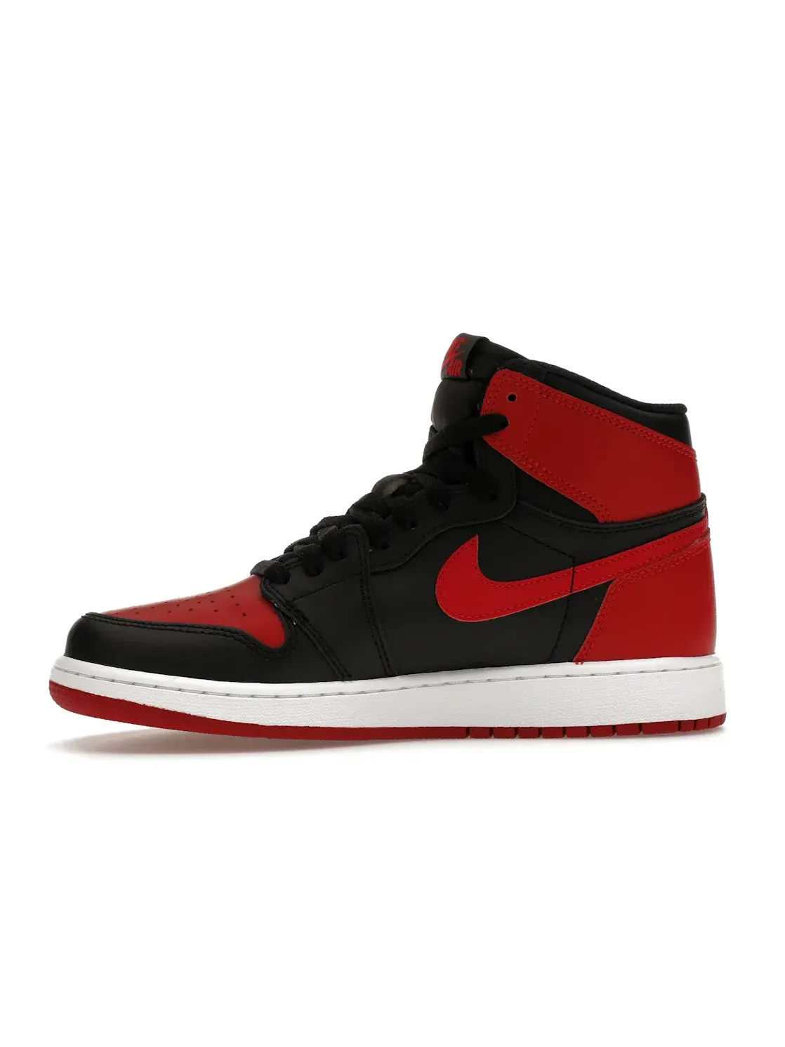 Детские кроссовки с кроем Air Jordan 1 Retro Jordan — изображение 3 из 4, черный/красный-белый