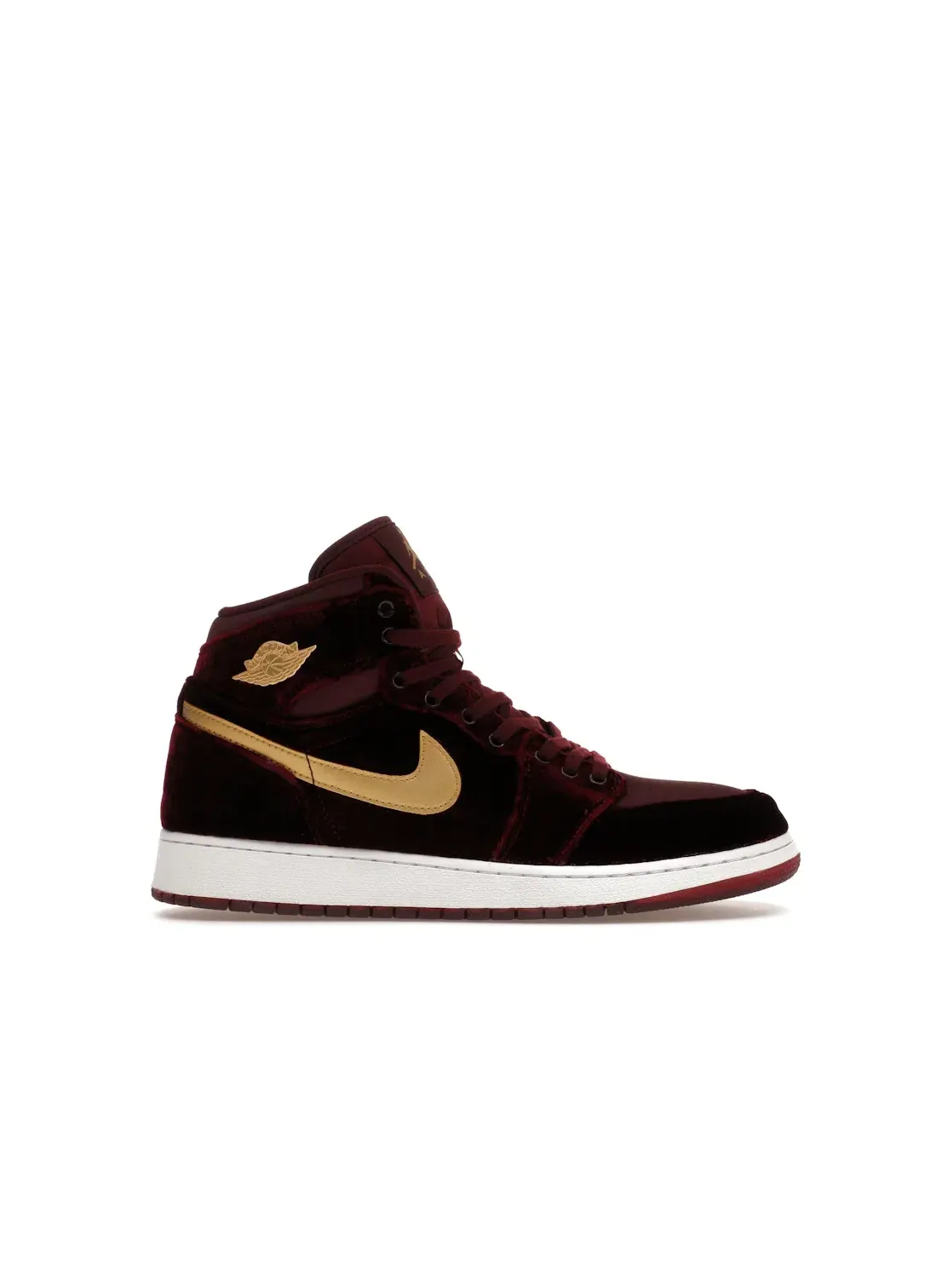 Детские кроссовки для мальчиков с велюровым верхом Jordan 1 Retro — изображение 1 из 4