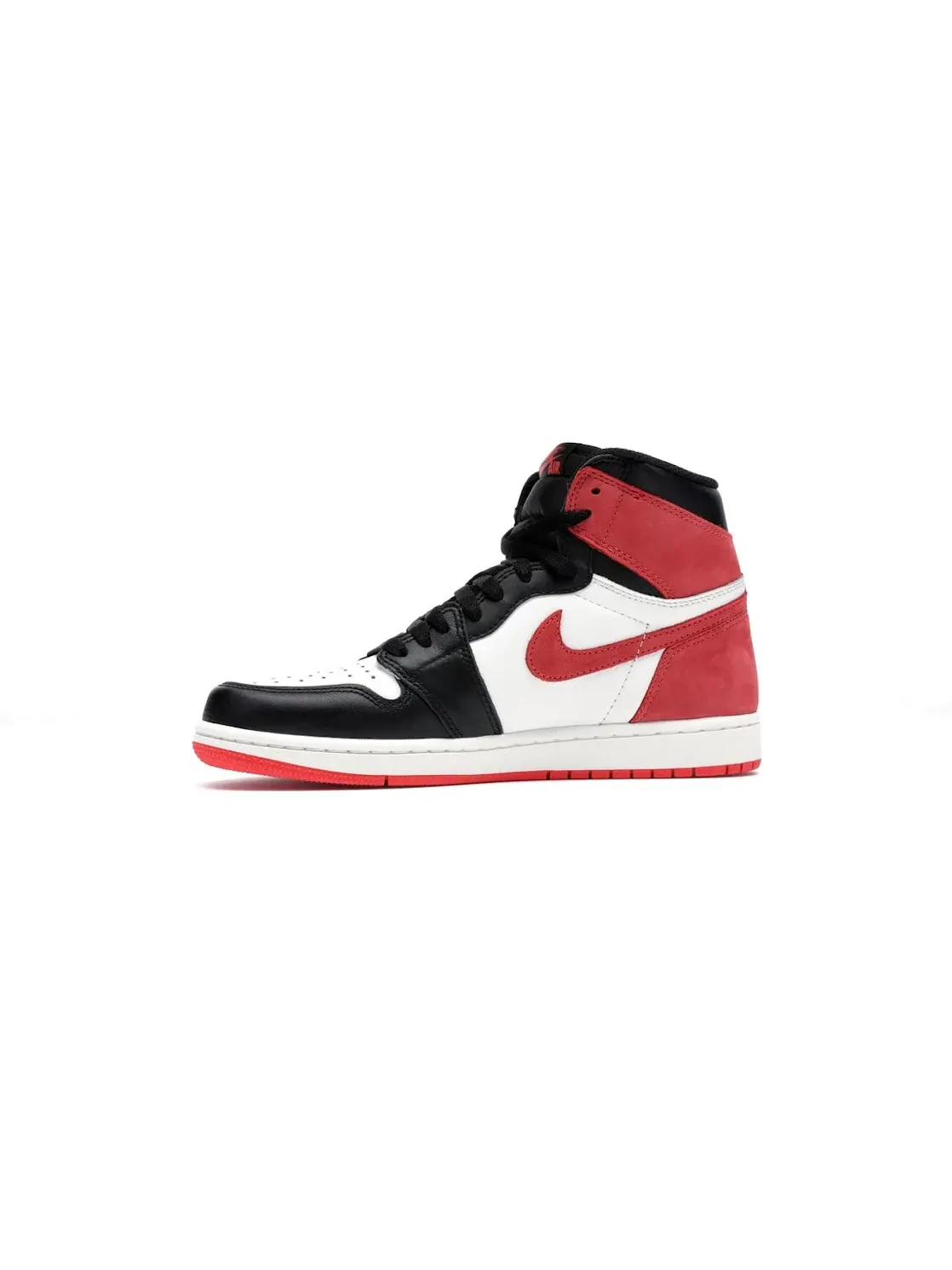 Мужские кроссовки с замшевыми вставками Jordan 1 Retro High — изображение 3 из 4, белый/красный-черный