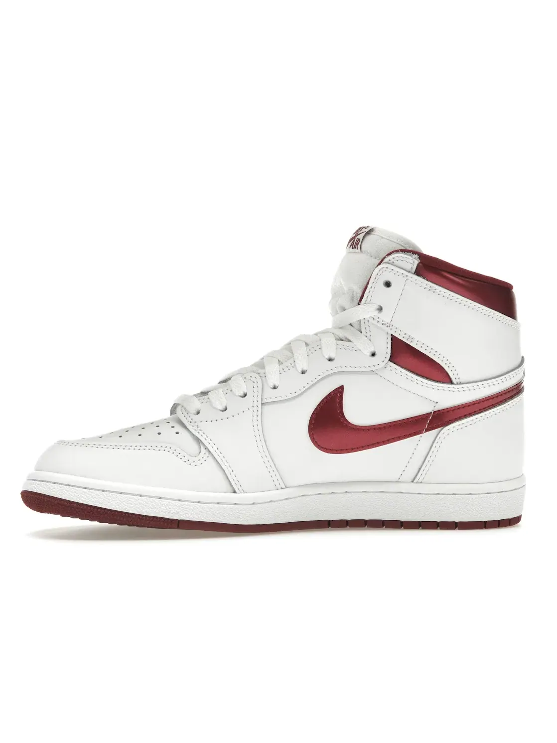 Мужские кроссовки с премиальной кожи Jordan 1 Retro High '85 OG — изображение 3 из 4, белый/красный/белый