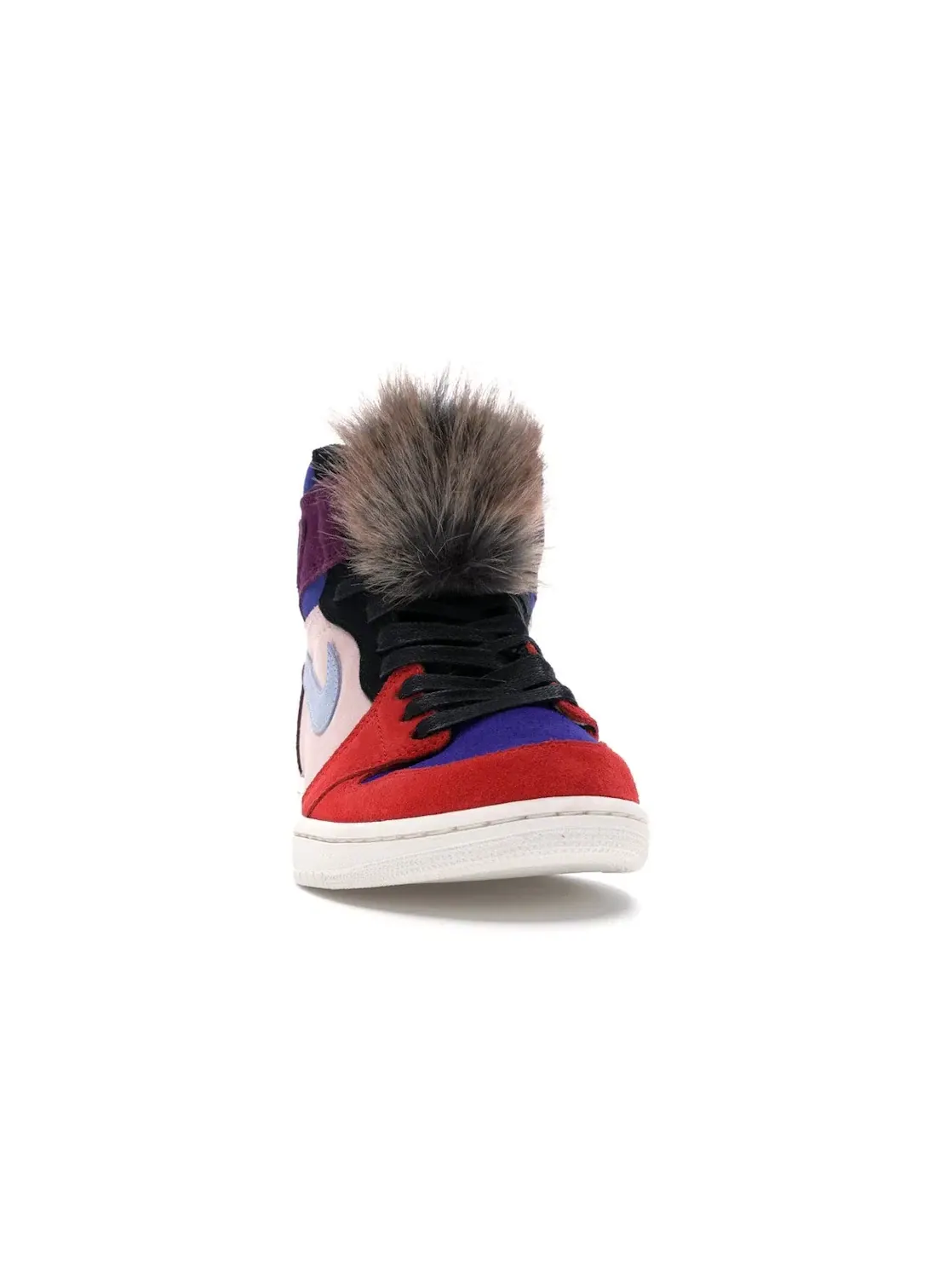 Женские кроссовки с многоцветным верхом Jordan 1 Retro High Aleali May Court Lux Jordan — изображение 2 из 4, светлый синий