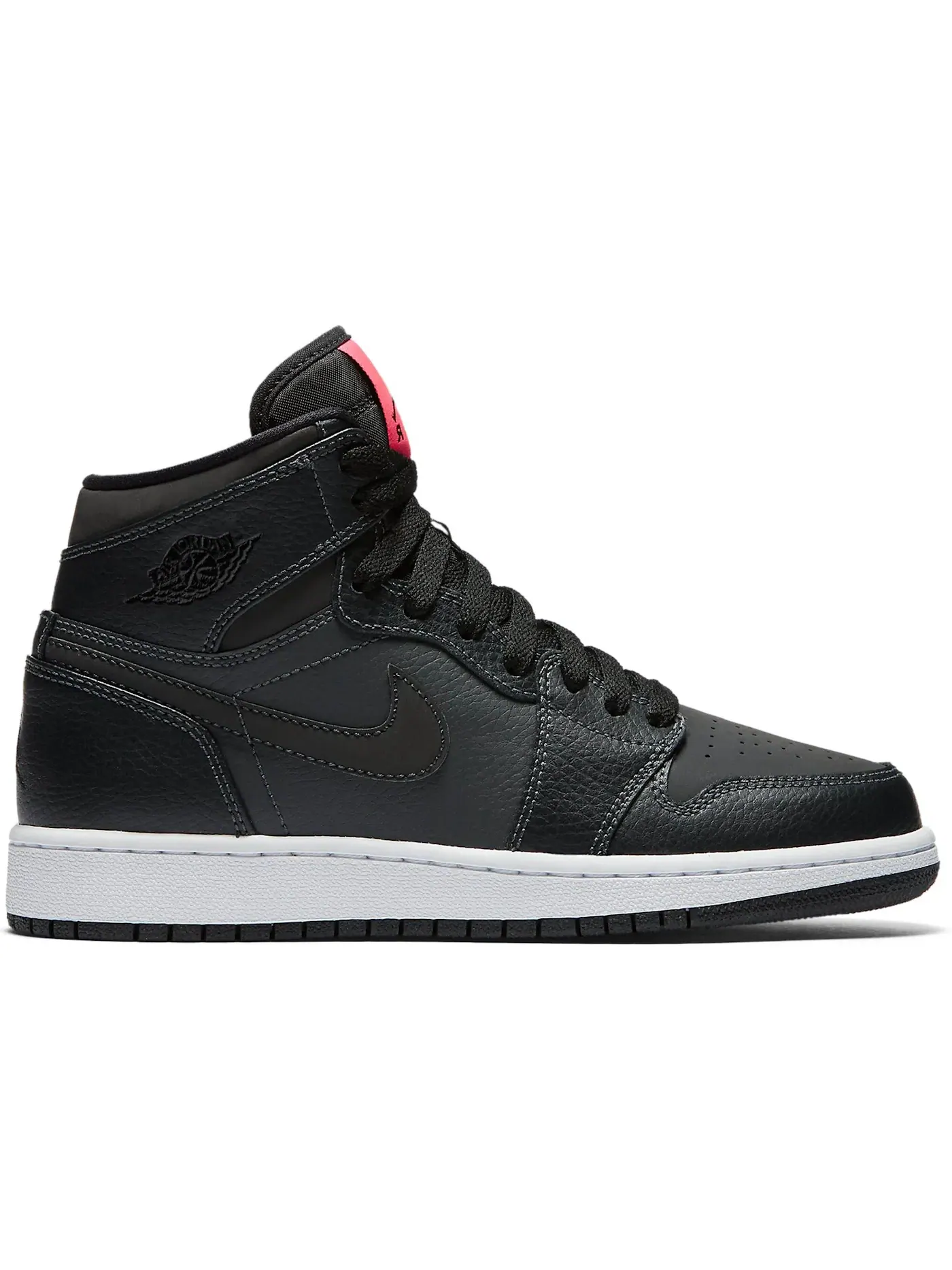 Детские кроссовки Lifestyle с высоким верхом Jordan 1 Retro High Jordan — изображение 1 из 1, черный-черный