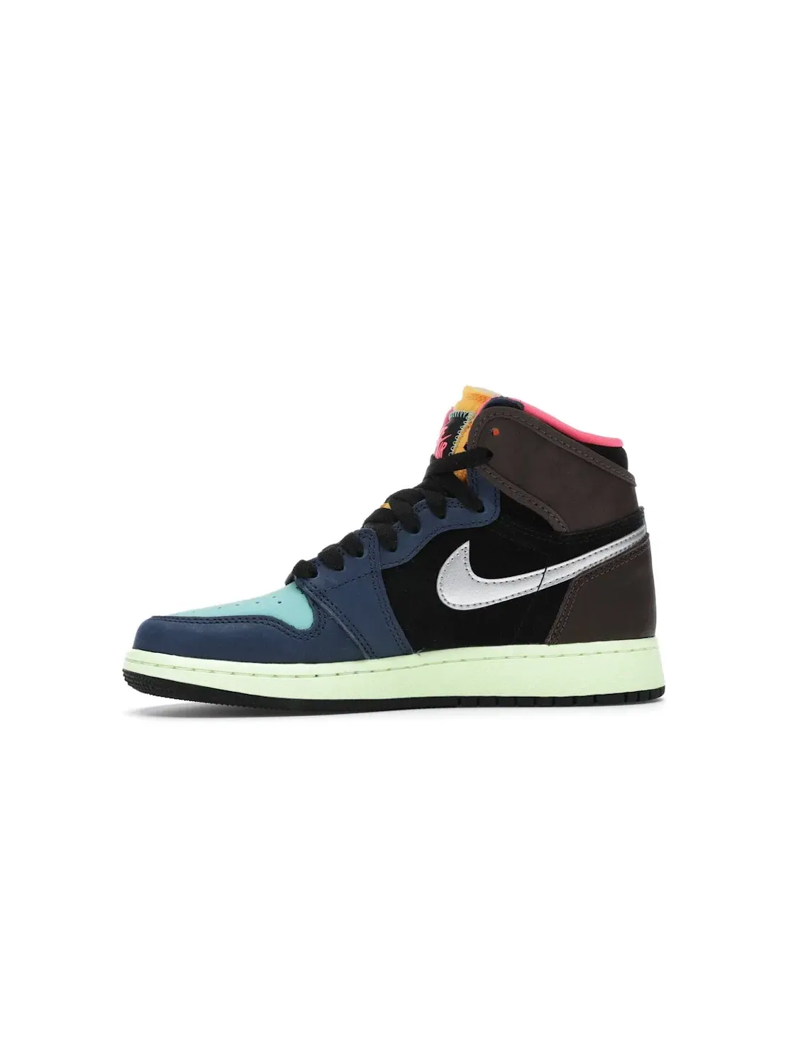 Детские кроссовки для мальчиков высокие с принтом Jordan 1 Retro High Tokyo Bio Hack Jordan — изображение 3 из 4