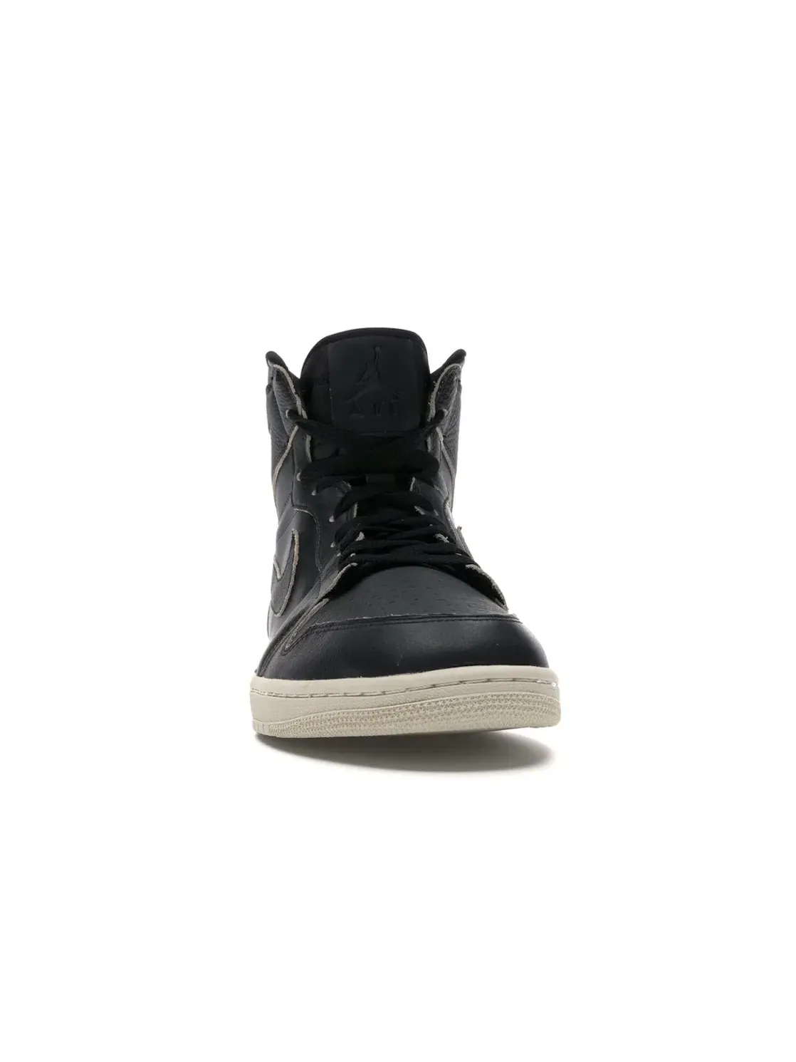 Мужские кроссовки высокие кожаные Jordan 1 Retro High Jordan — изображение 2 из 4, черный/черный-песочный
