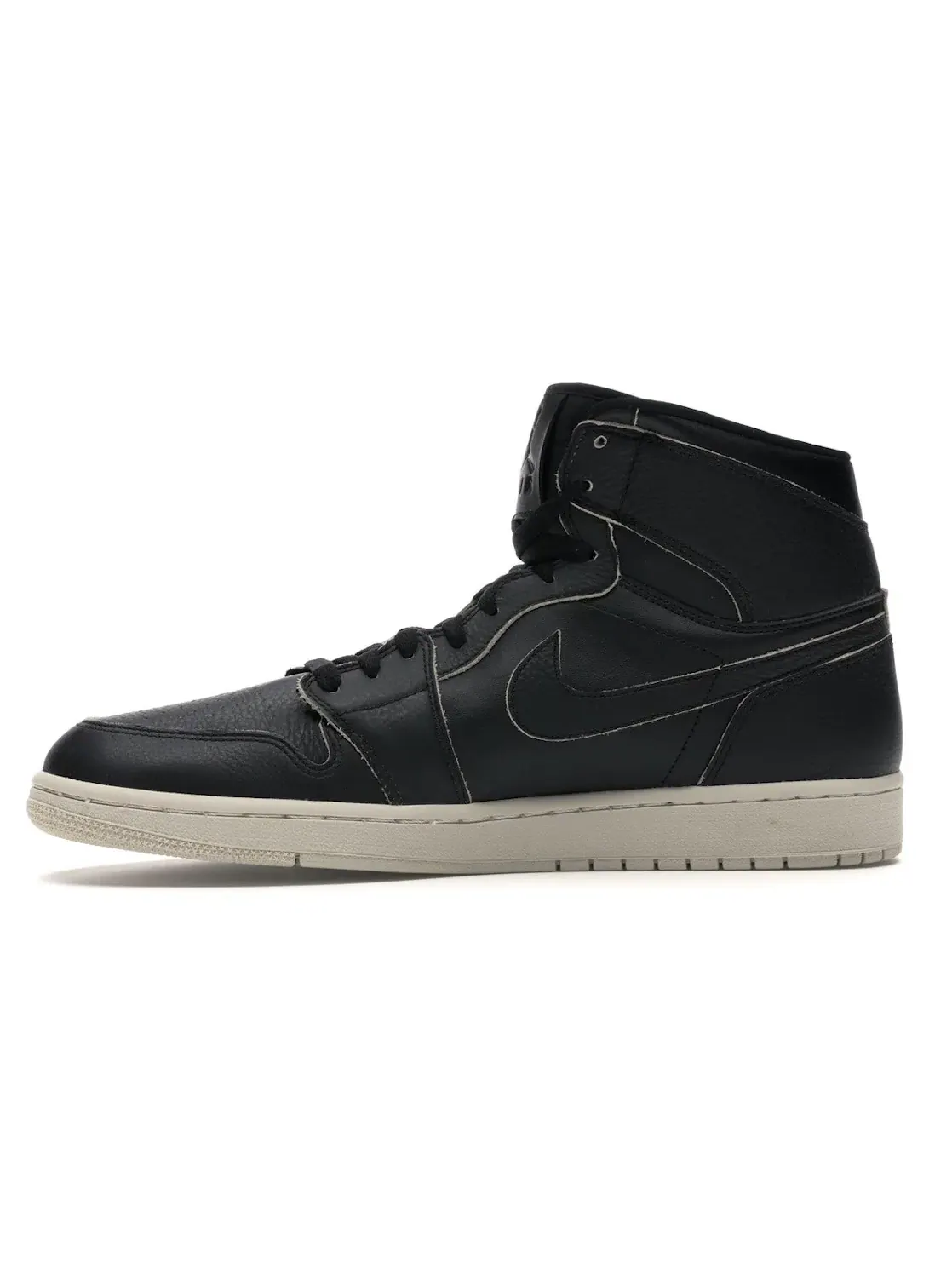 Мужские кроссовки высокие кожаные Jordan 1 Retro High Jordan — изображение 3 из 4, черный/черный-песочный