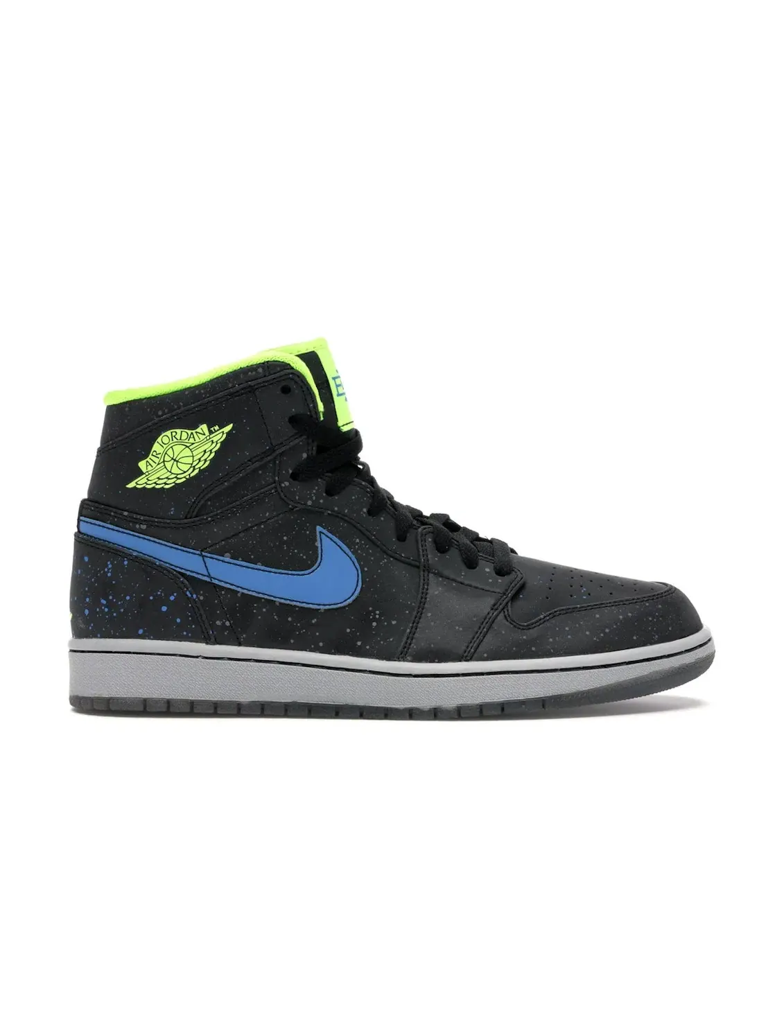 Мужские кроссовки для повседневной носки Jordan 1 Retro High Jordan — изображение 1 из 4, черный/-синий-белый