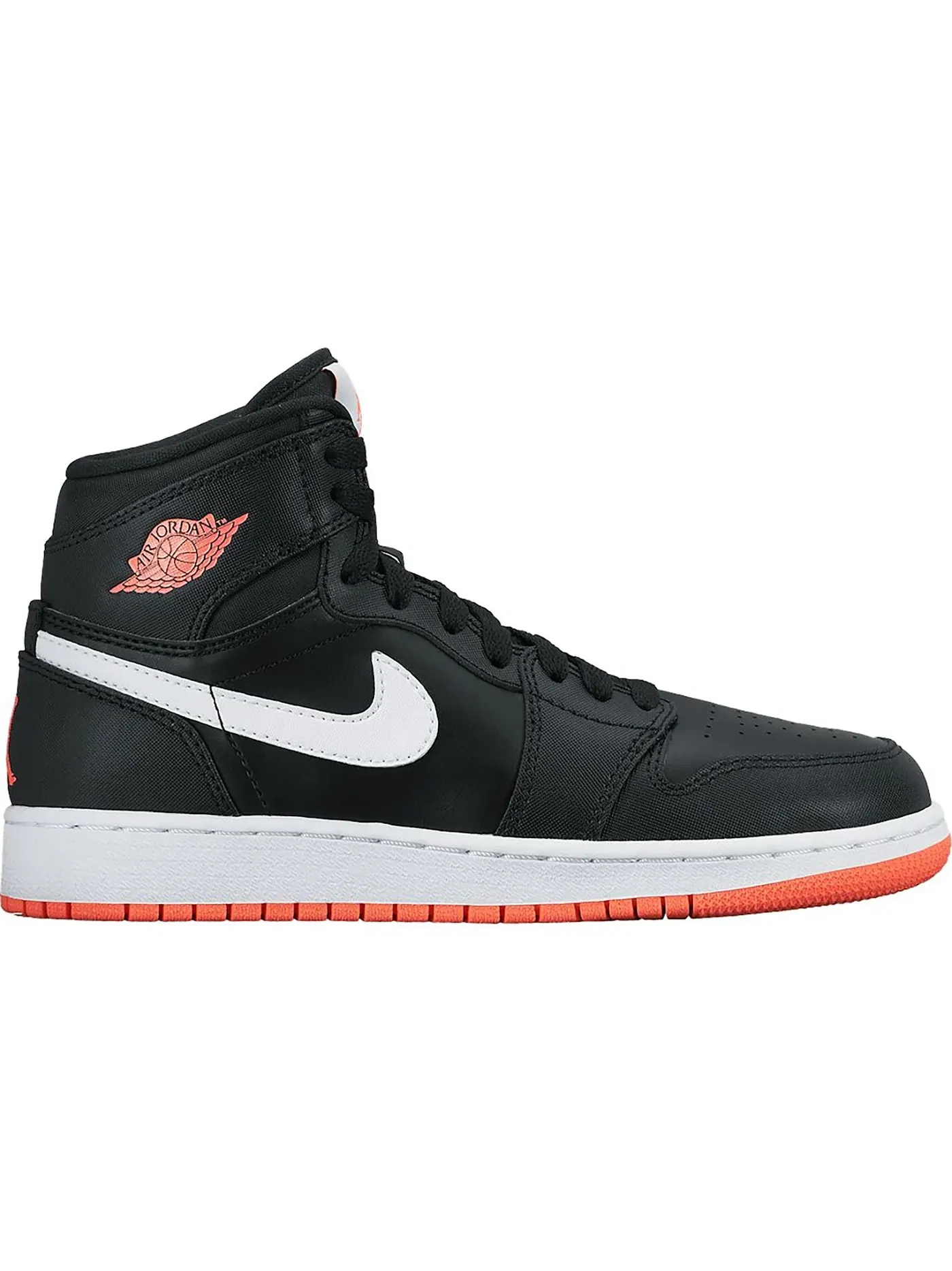 Детские кроссовки Lifestyle с высоким верхом Jordan 1 Retro High Jordan — изображение 1 из 1, черный/-белый