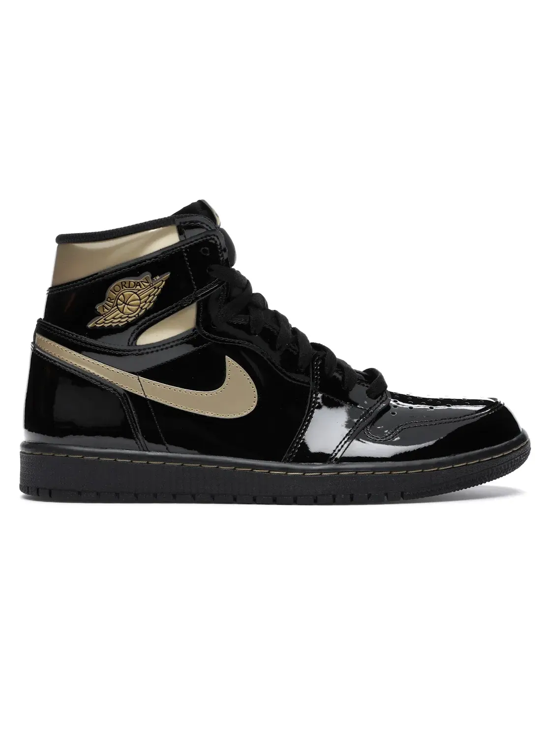 Мужские кроссовки с патентованной кожи Jordan 1 Retro High Jordan — изображение 1 из 4
