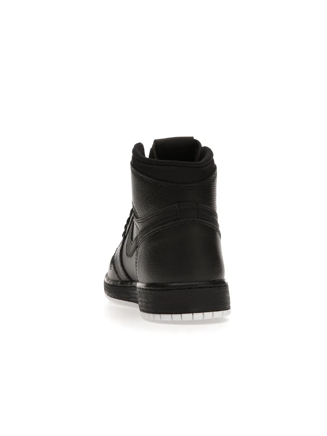 Детские кроссовки для мальчиков с перфорацией Jordan 1 Retro High Jordan — изображение 4 из 4, черный/белый-черный