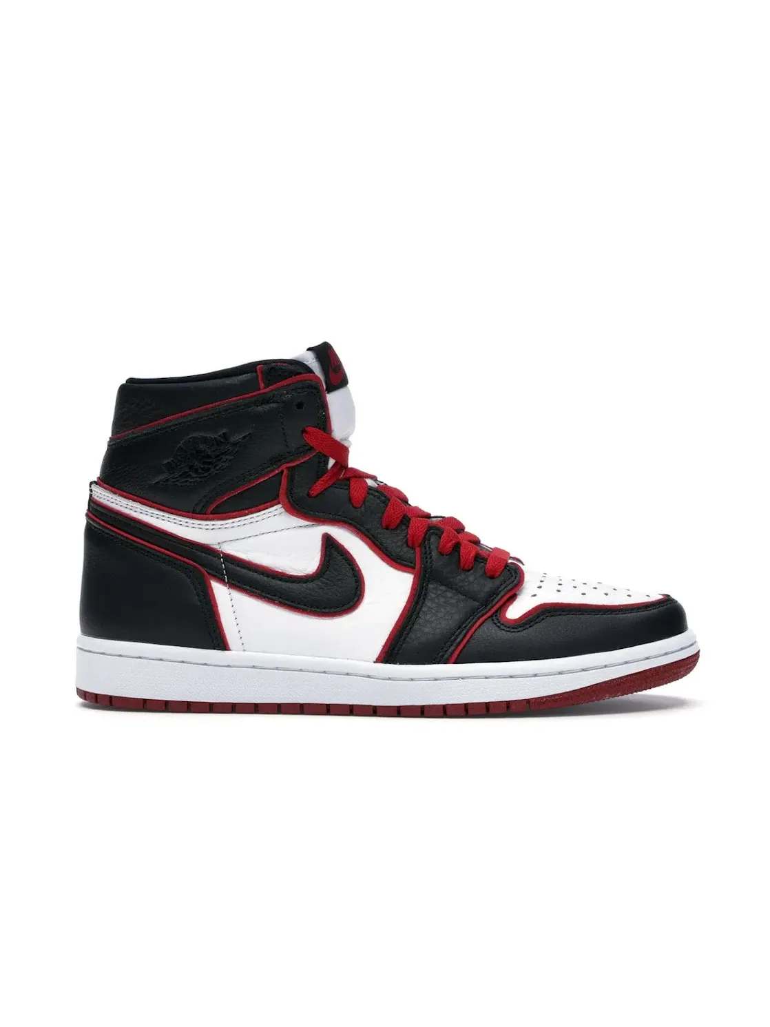Мужские кроссовки с кожаным верхом Jordan 1 Retro High Bloodline Jordan — изображение 1 из 4, черный/красный-белый