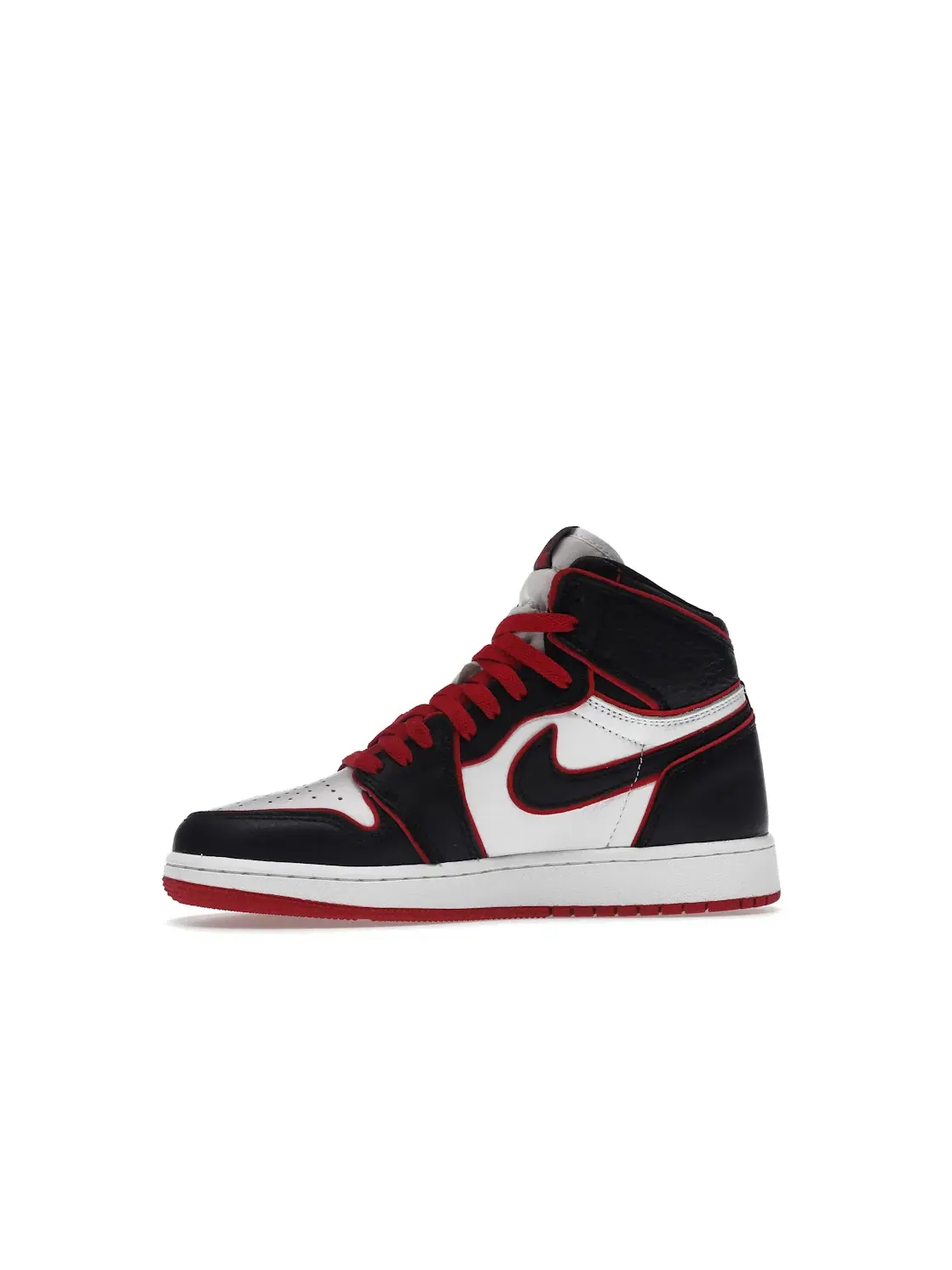Детские кроссовки Lifestyle с высоким верхом Jordan 1 Retro High Bloodline Jordan — изображение 3 из 4, черный красный белый
