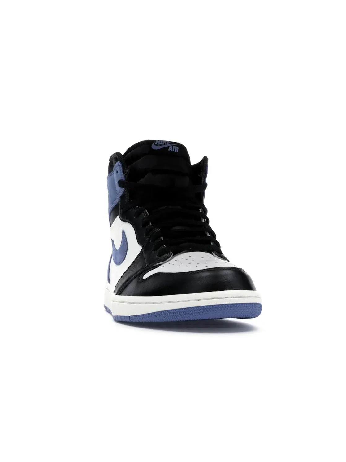 Мужские кроссовки с замшевыми акцентами Jordan 1 Retro High Blue Moon Jordan — изображение 2 из 4, белый/синий-черный