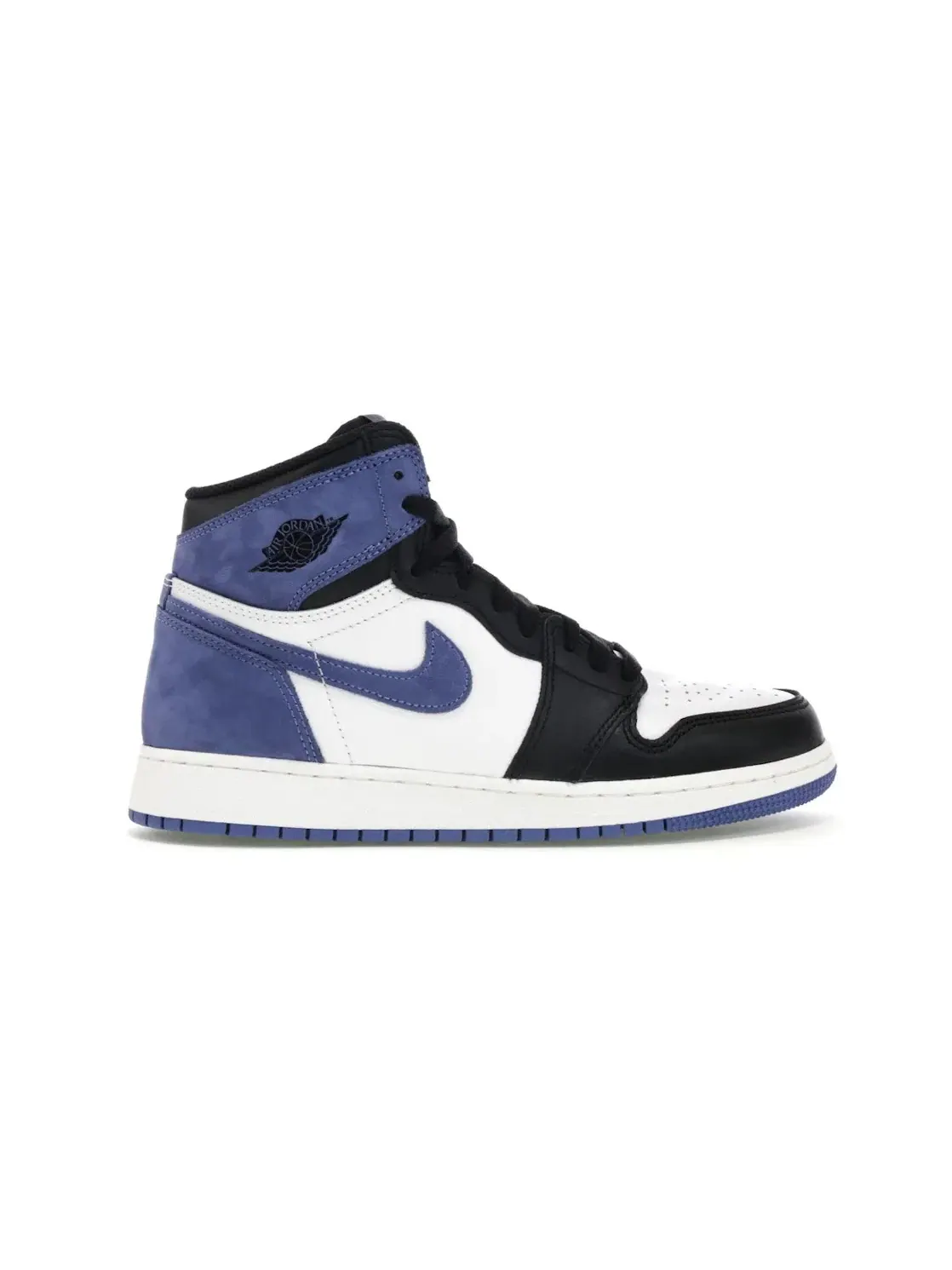 Детские кроссовки высокие с принтом Jordan 1 Retro High Jordan — изображение 1 из 4, белый/синий-черный