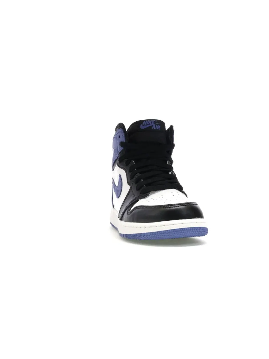 Детские кроссовки высокие с принтом Jordan 1 Retro High Jordan — изображение 2 из 4, белый/синий-черный