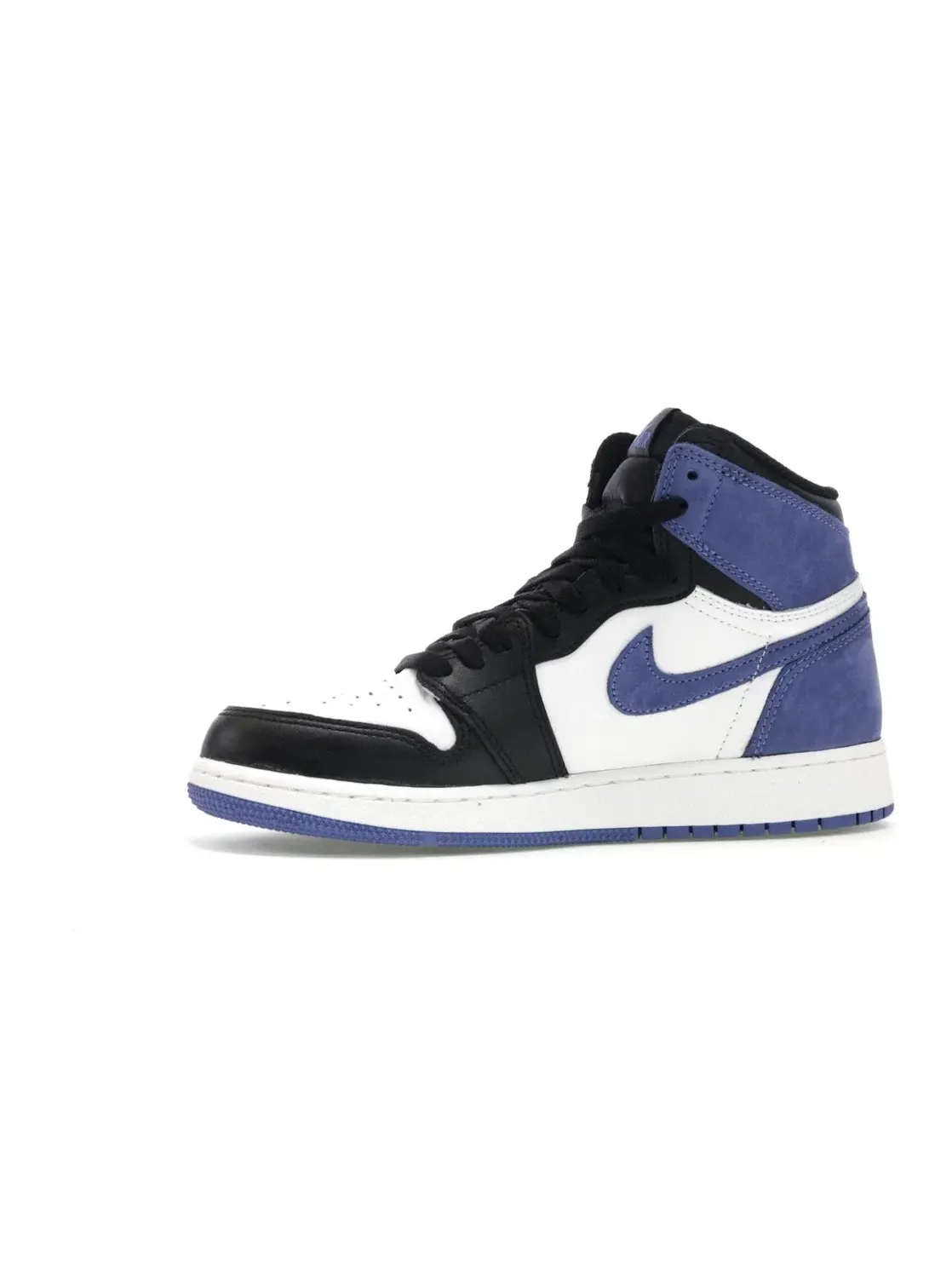 Детские кроссовки высокие с принтом Jordan 1 Retro High Jordan — изображение 3 из 4, белый/синий-черный