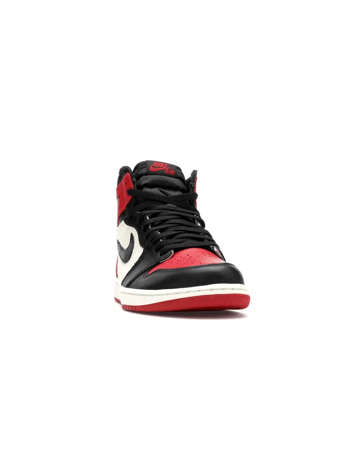 Мужские кроссовки с высоким берцем Jordan 1 Retro High Bred Toe Jordan — изображение 2 из 4, красный/черный-белый