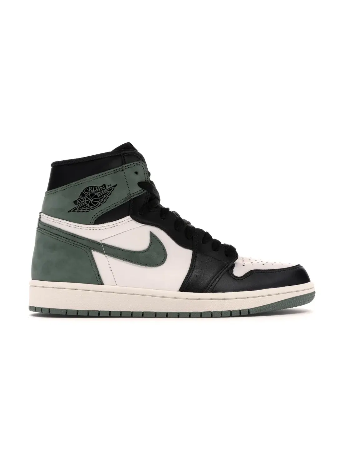 Мужские кроссовки с высоким верхом Jordan 1 Retro High — изображение 1 из 4, белый/зеленый-черный