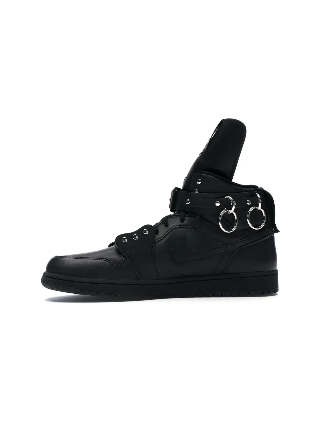 Мужской кроссовки Lifestyle Air Jordan 1 Retro High Comme des Garcons Jordan — изображение 3 из 4, черный/черный-черный