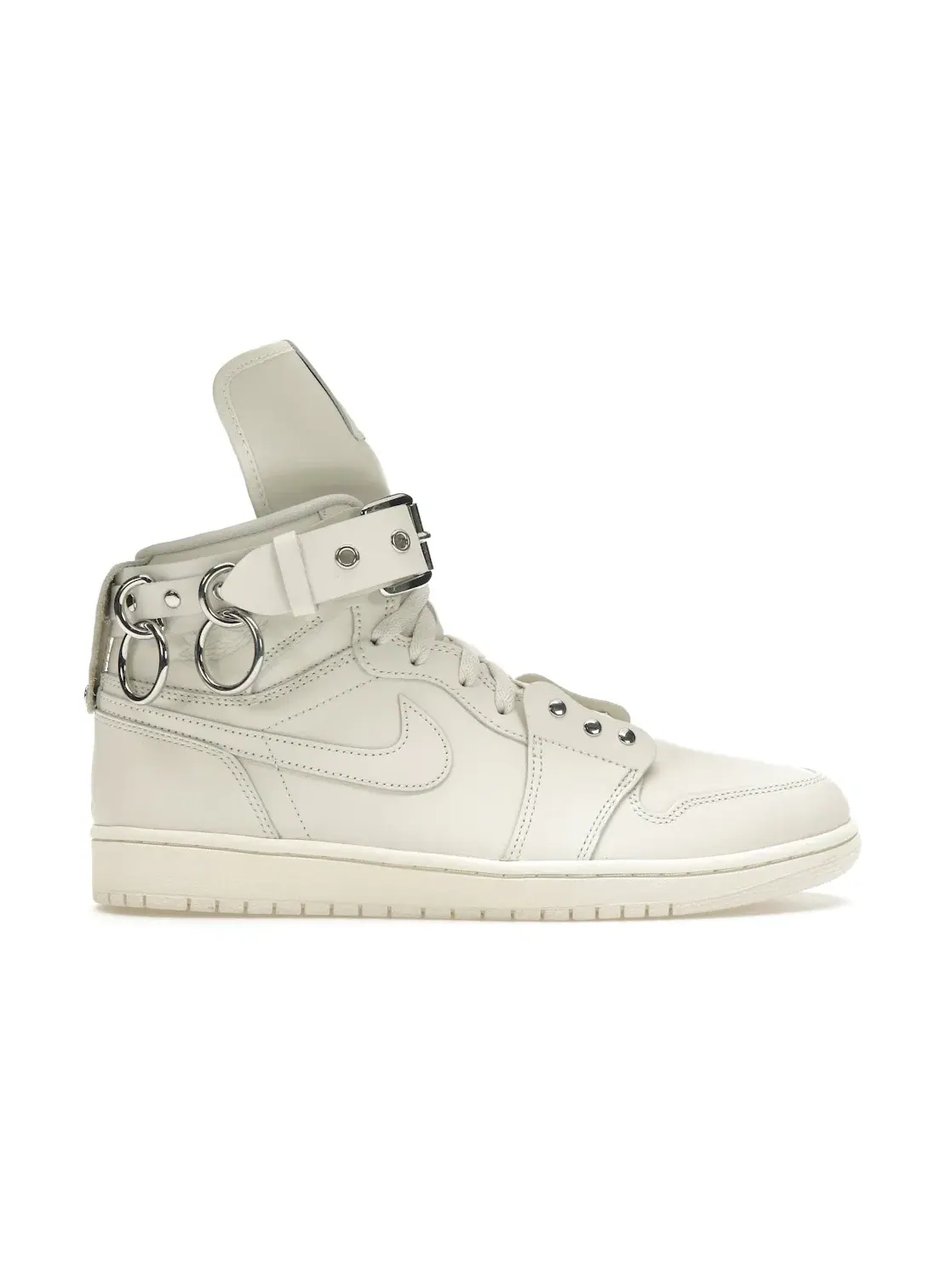 Мужские кроссовки с ремешком Jordan 1 Retro High Jordan — изображение 1 из 4, белый/белый-белый